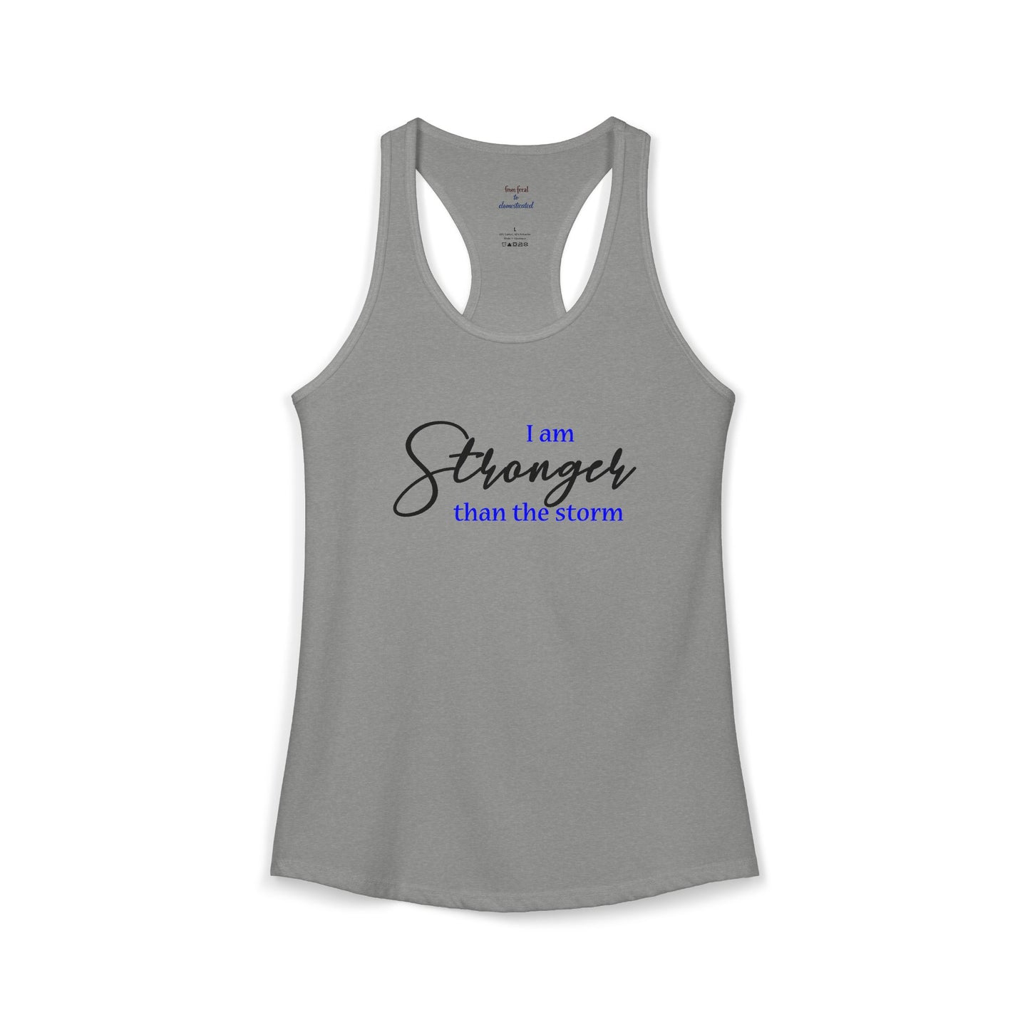 Stronger Than The Storm Racerback Tank