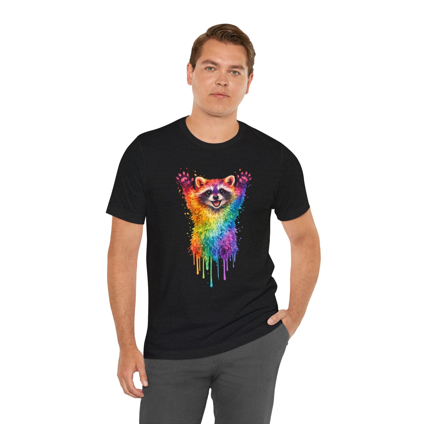 Watercolor Wildlife Raccoon T-Shirt