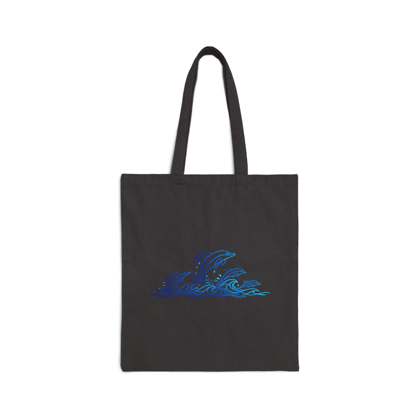 Splashing Dolphin Pod Tote Bag
