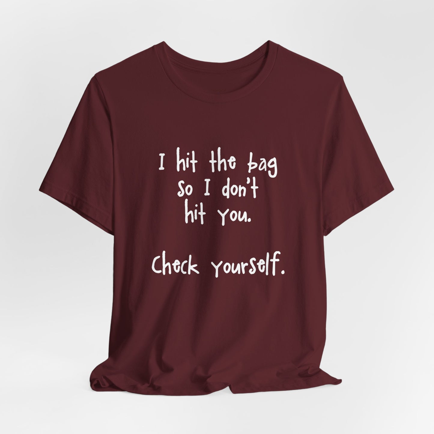 "Check Yourself" Kickboxing Tee