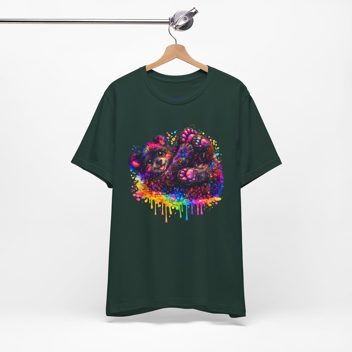 Watercolor Wildlife Bear Cub T-Shirt