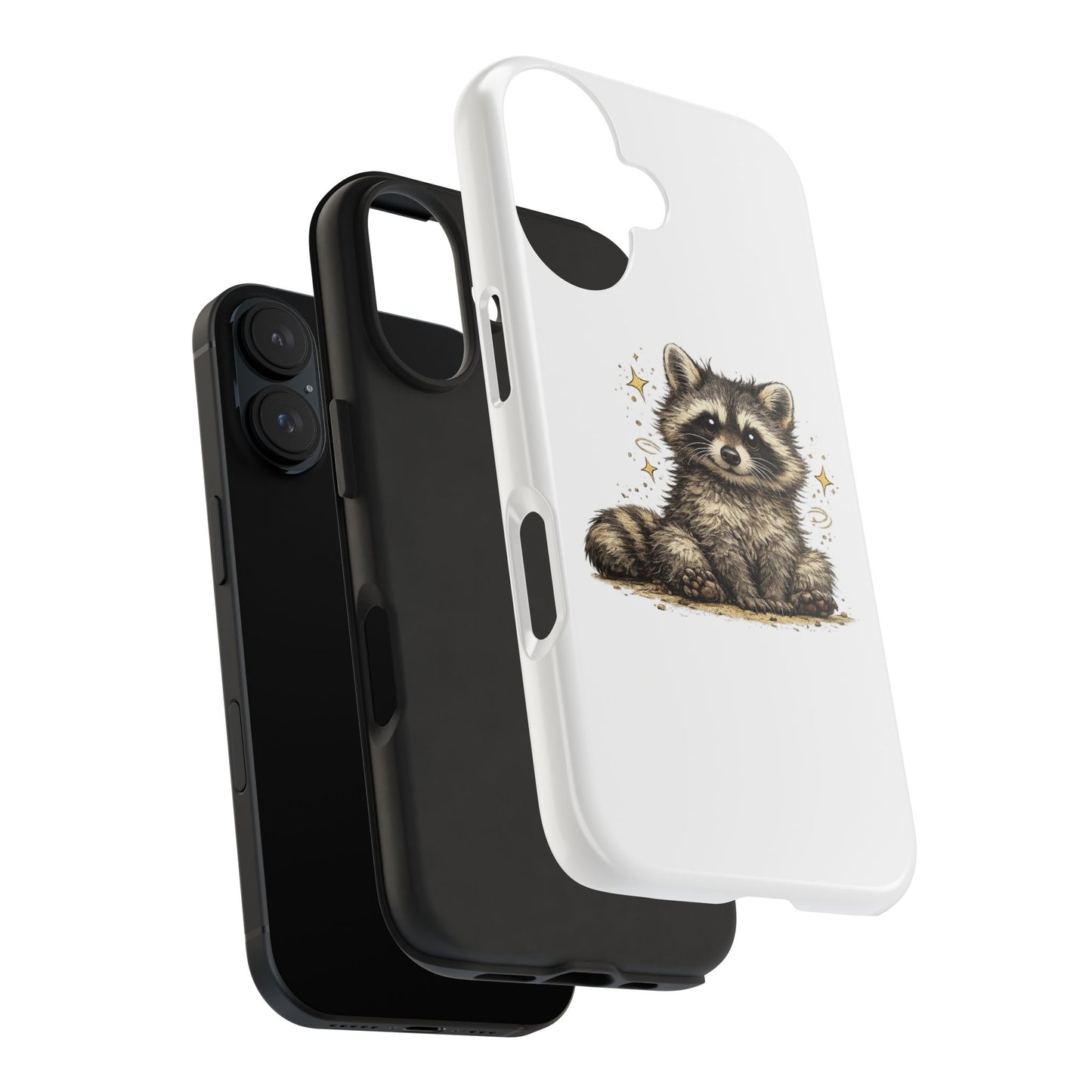 Sweet & Savage Raccoon Phone Case — Tough & Cute Protective Phone Cover