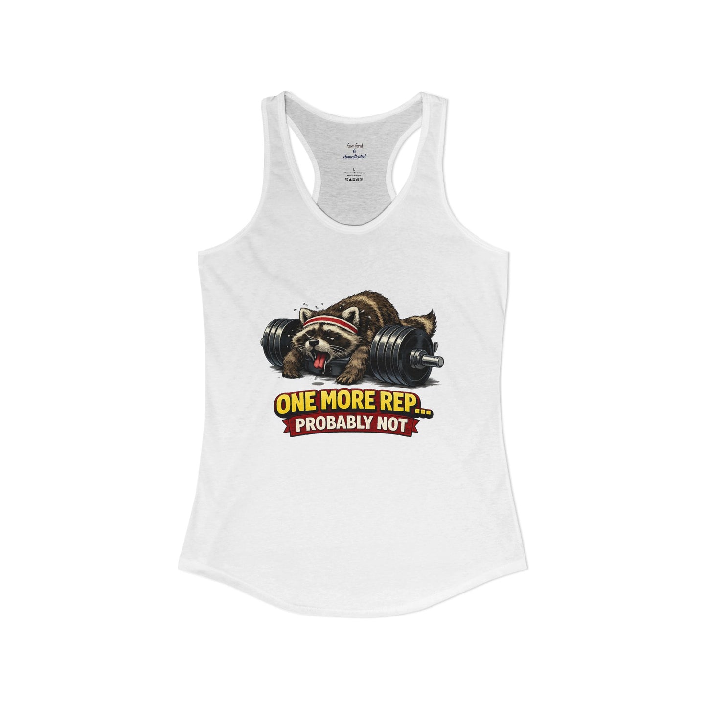 One More Rep Racerback Tank