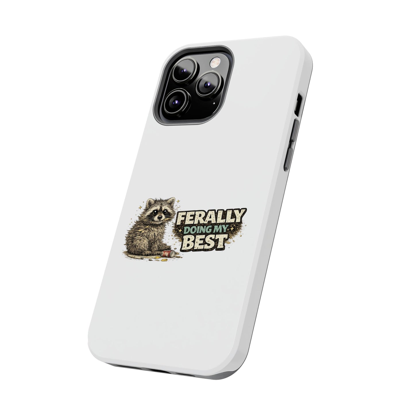 Ferally Raccoon Phone Case — Tough & Cute Protective Phone Cover