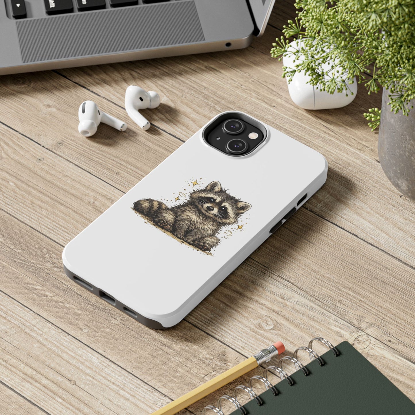 Sweet & Savage Raccoon Phone Case — Tough & Cute Protective Phone Cover