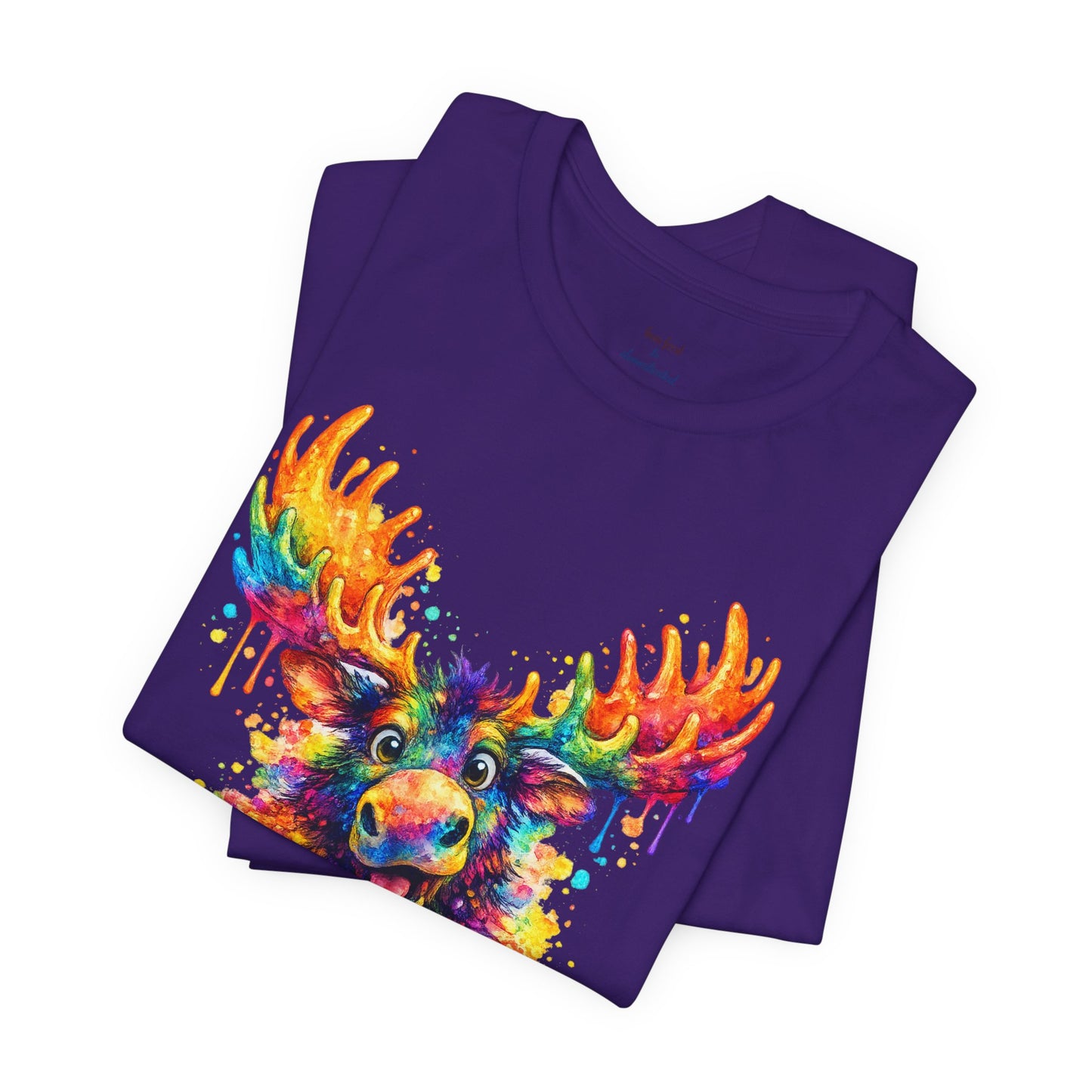 Watercolor Wildlife Moose T-Shirt