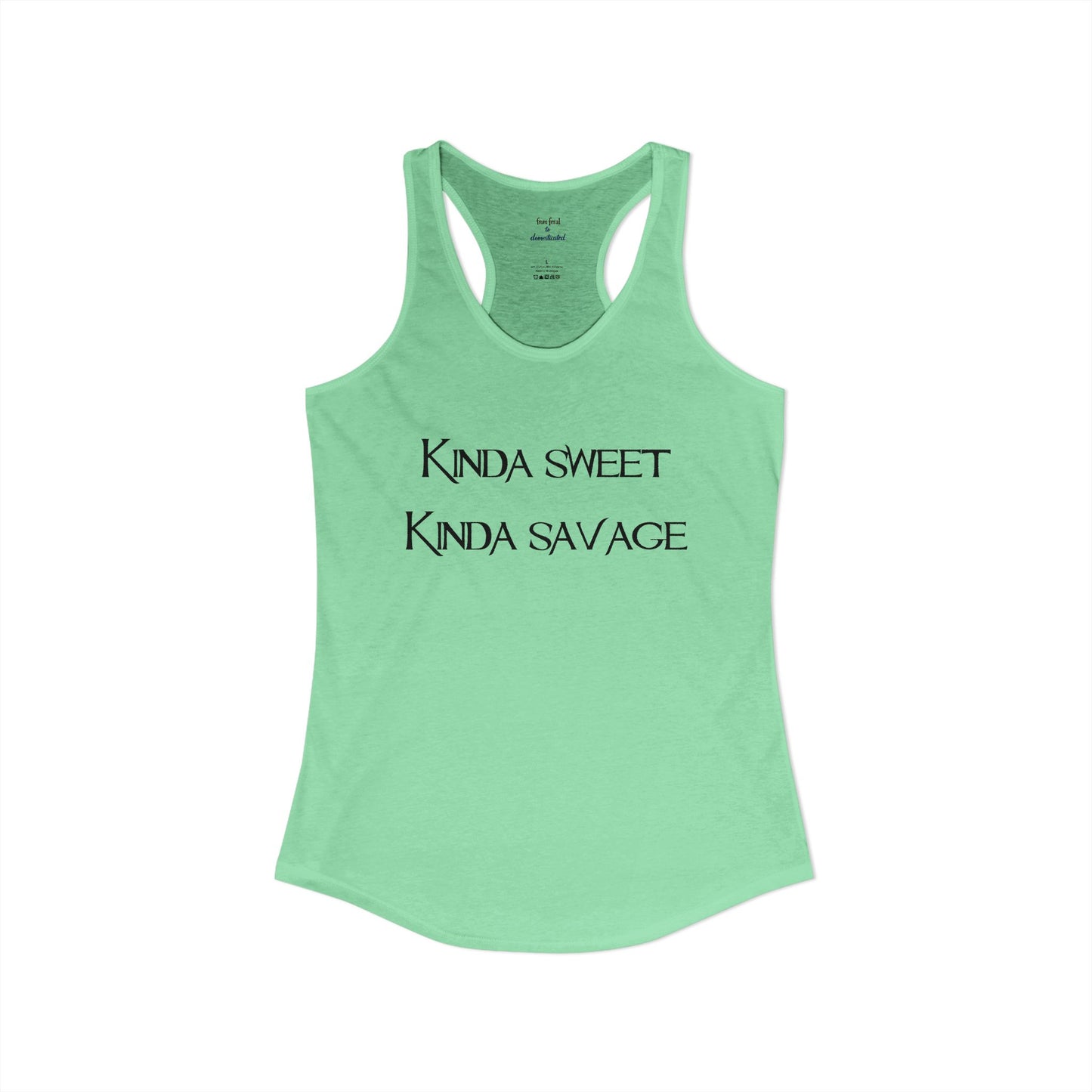 Kinda Both Racerback Tank