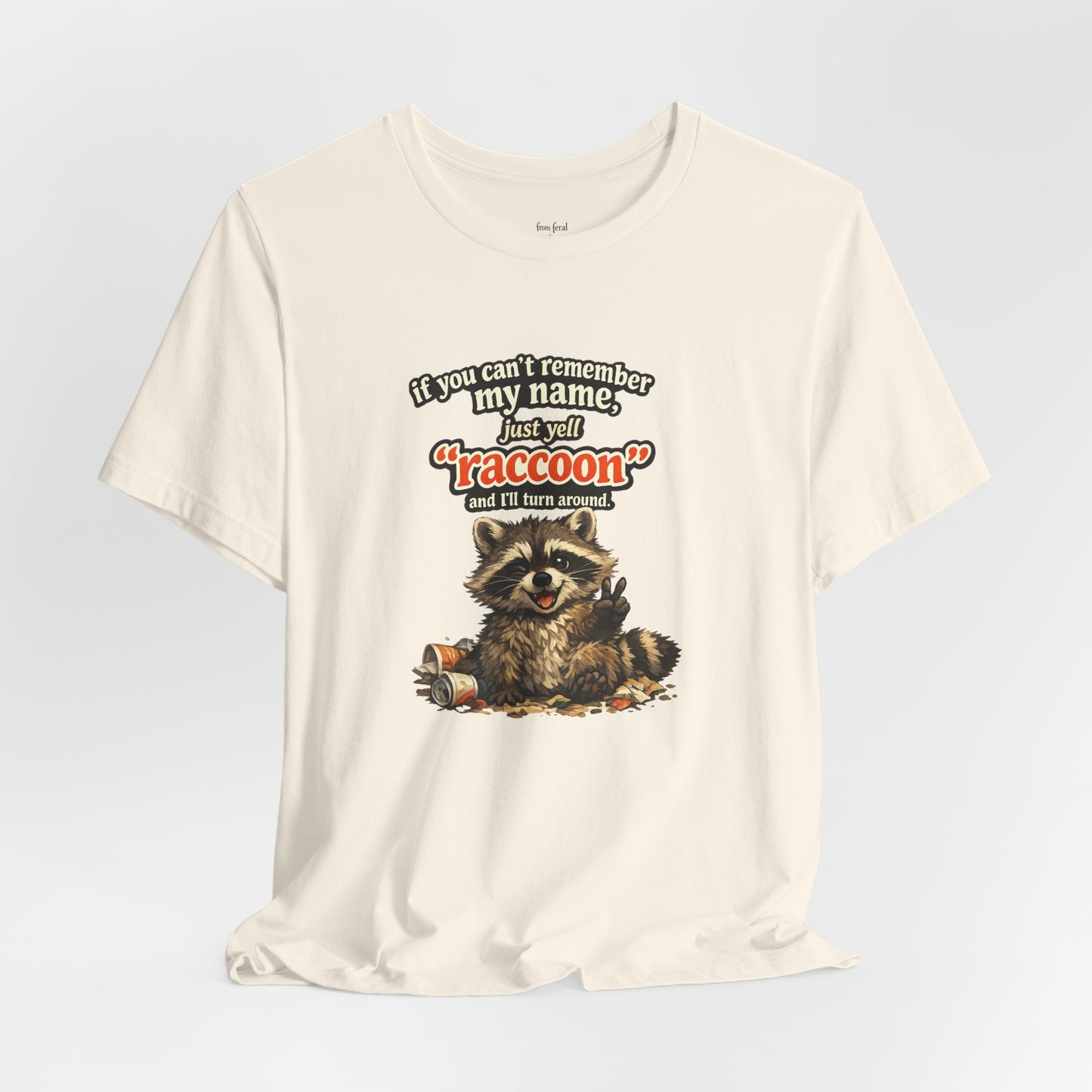 Yell Raccoon T-shirt