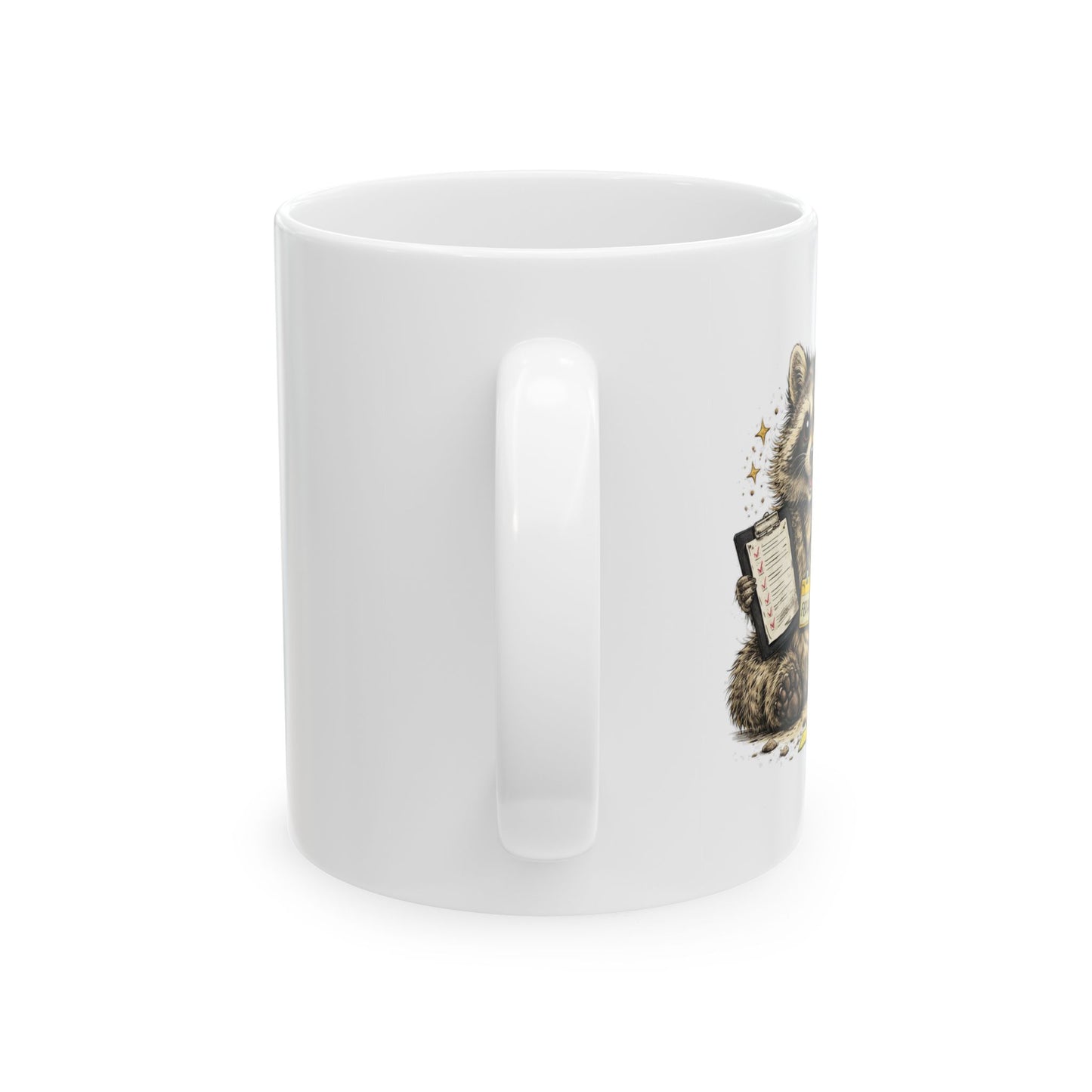 Chaos Coordinator Raccoon Ceramic Mug  (11oz & 15oz)