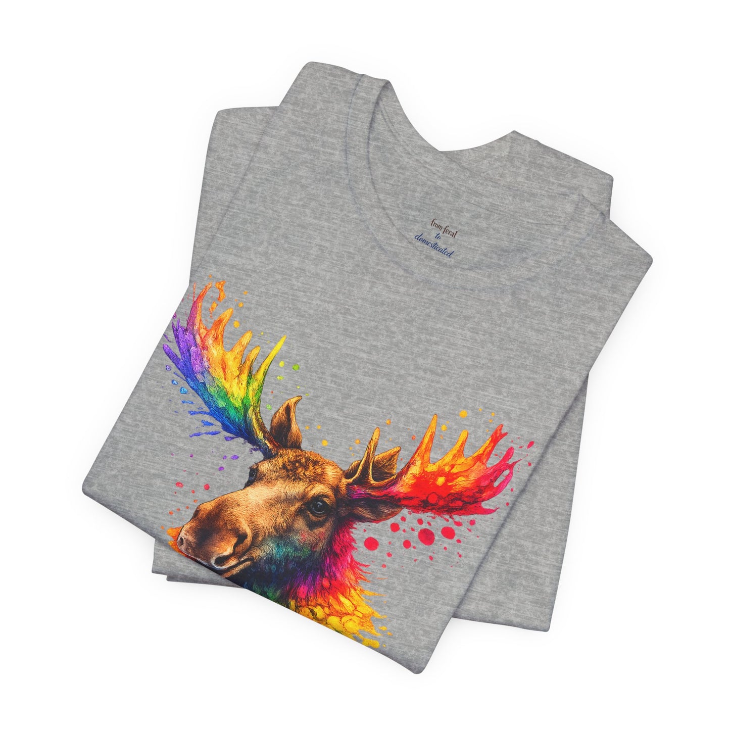 Watercolor Wildlife Moose T-Shirt