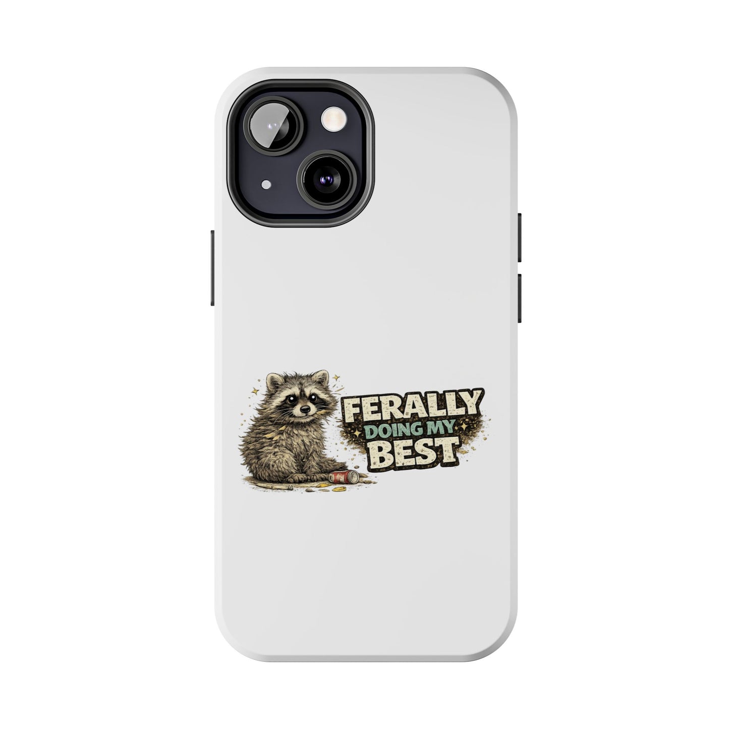 Ferally Raccoon Phone Case — Tough & Cute Protective Phone Cover