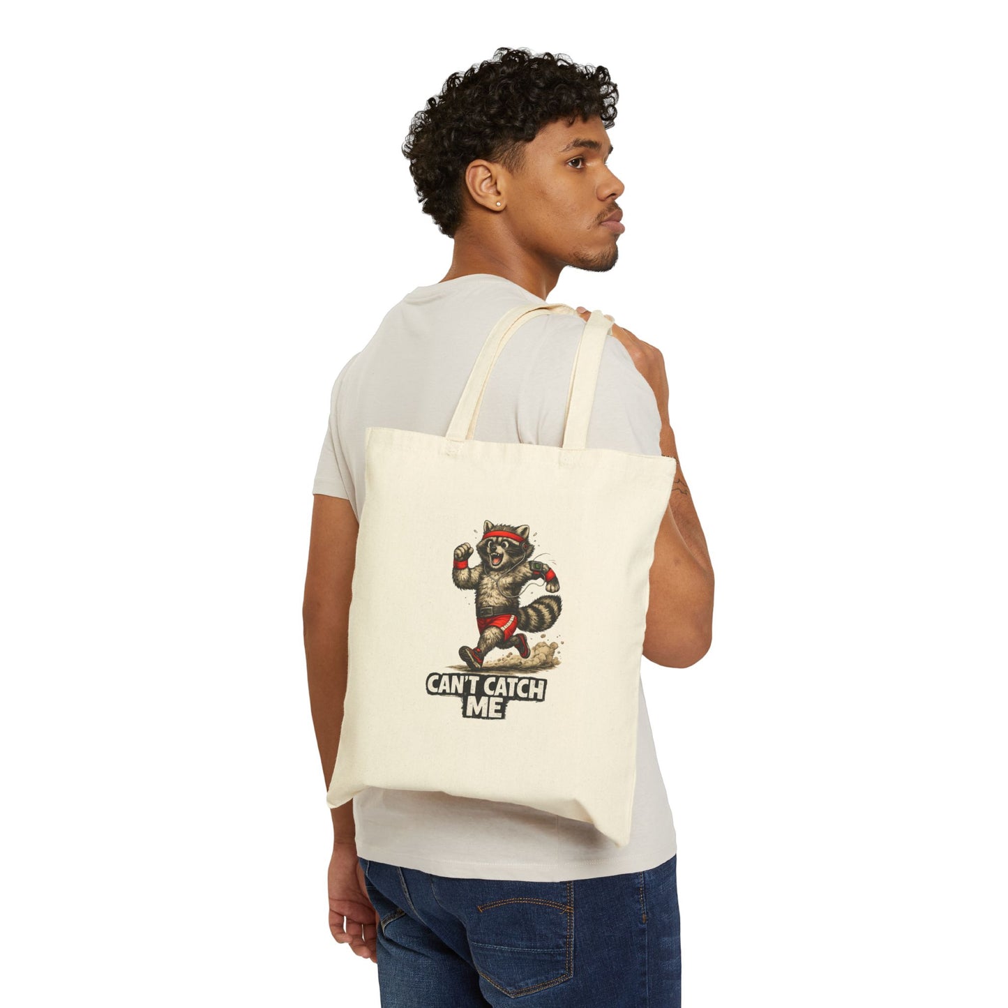 Can't Catch Me Canvas Tote Bag