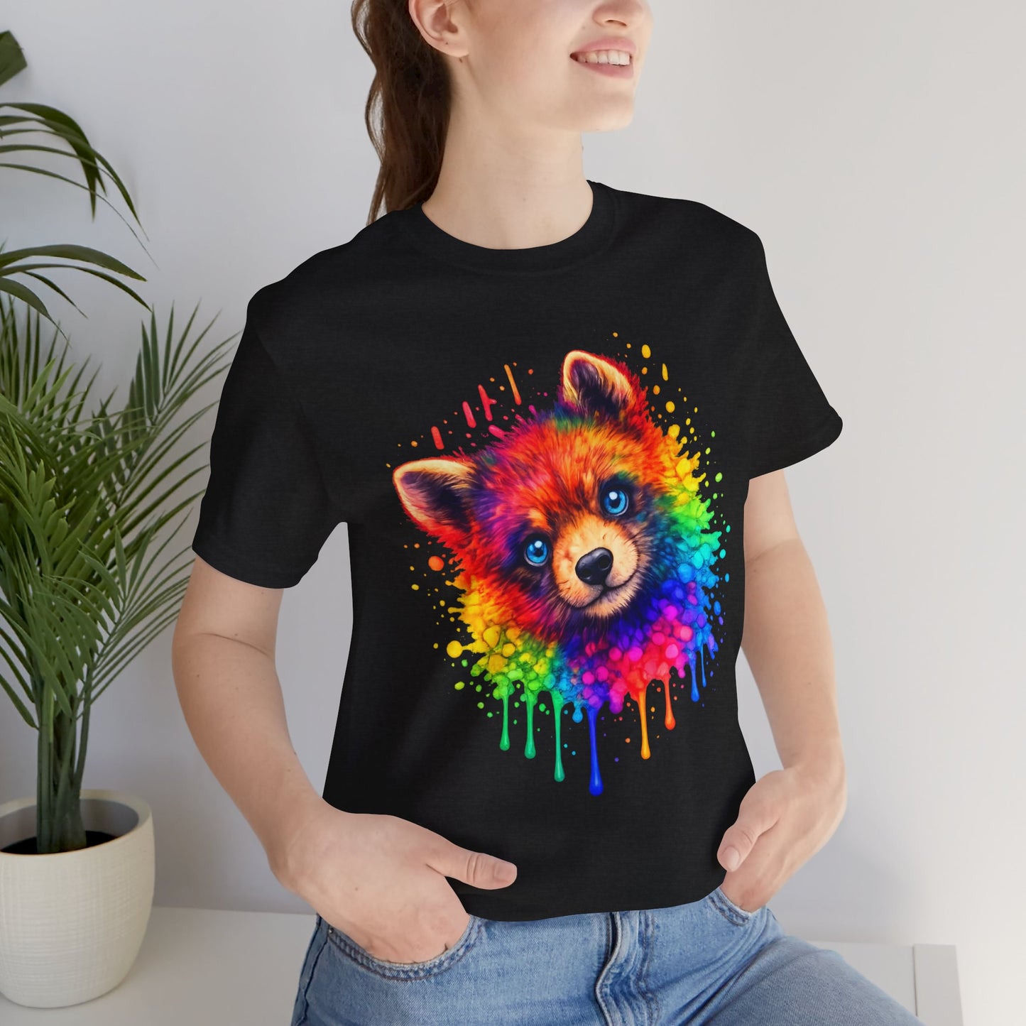 Watercolor Wildlife Bear Cub T-Shirt