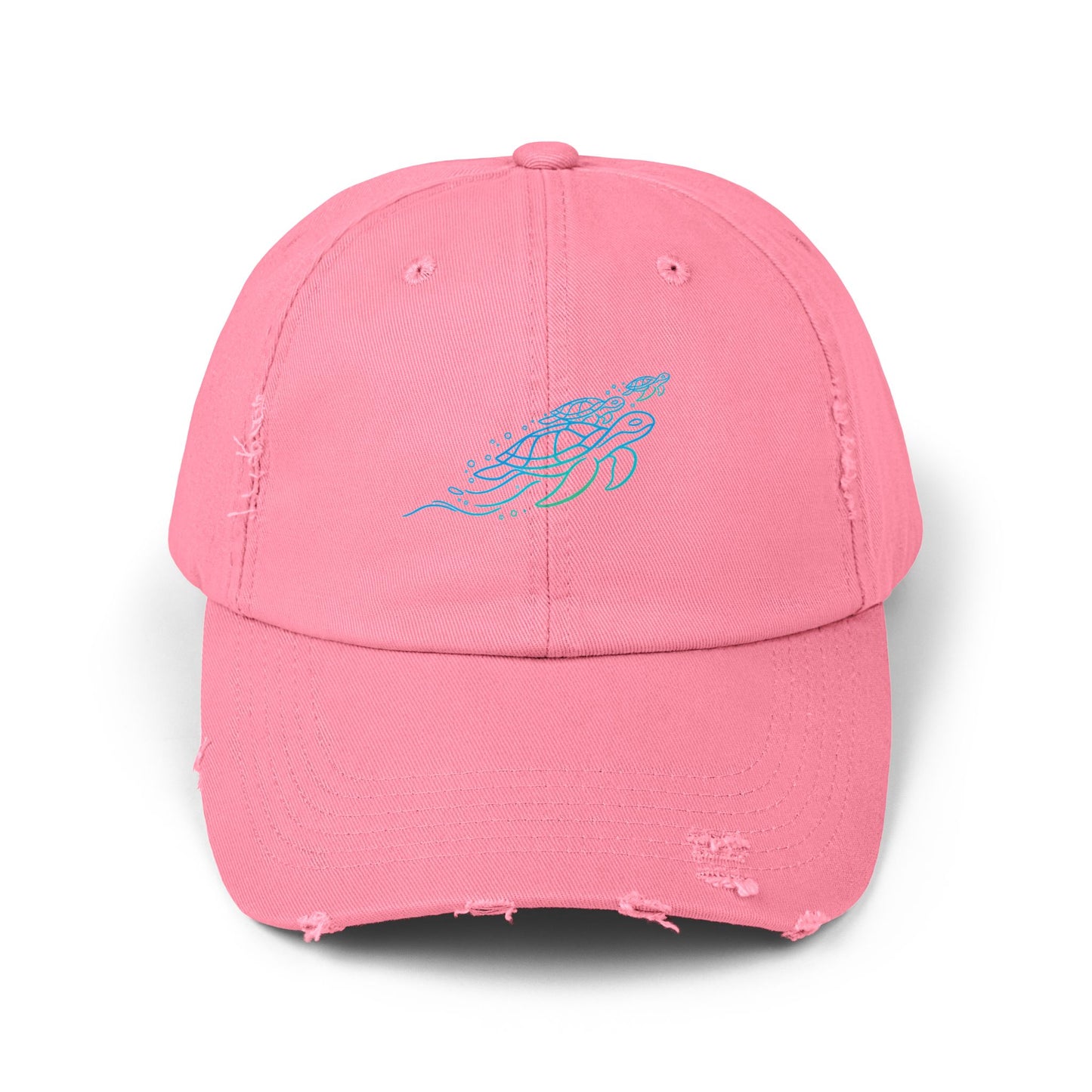 Swimming Sea Turtles | Distressed Cap