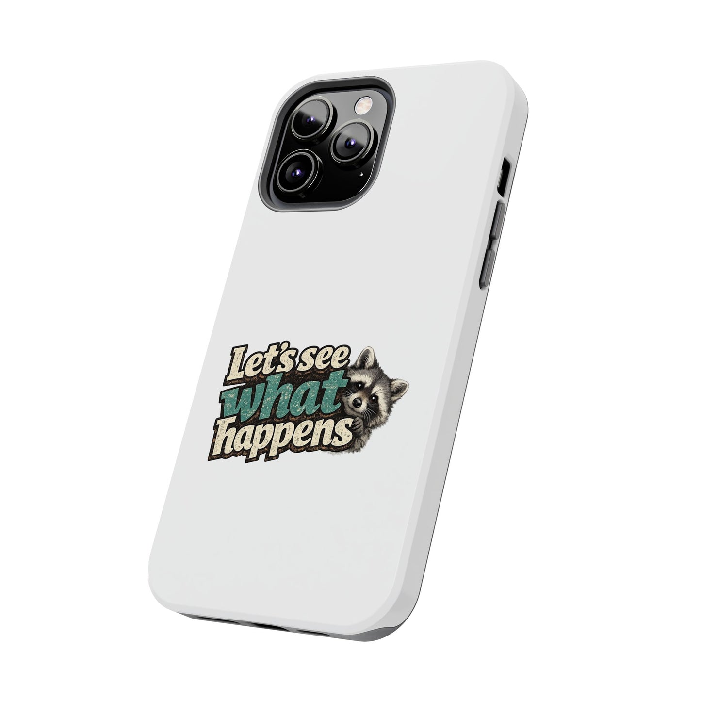 Peek & See Raccoon Phone Case — Tough & Cute Protective Phone Cover