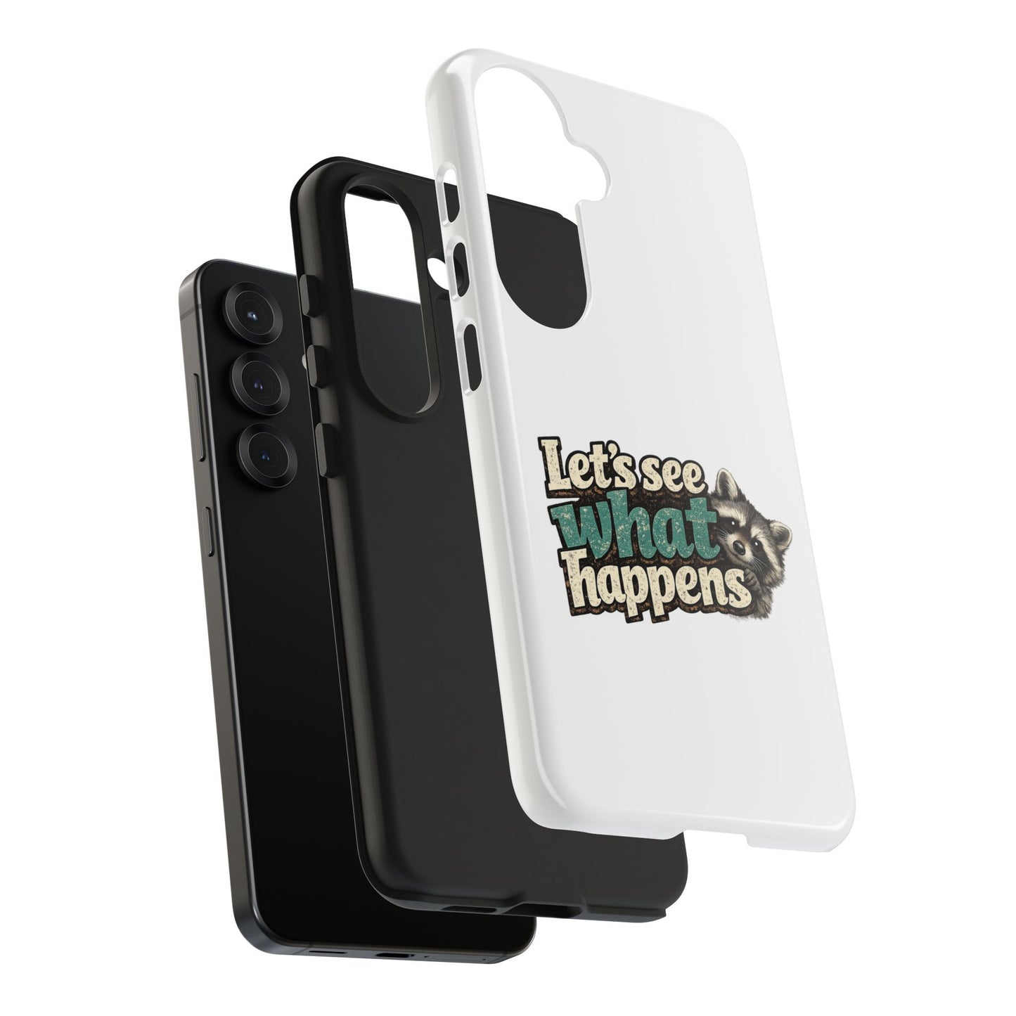 Peek & See Raccoon Phone Case — Tough & Cute Protective Phone Cover