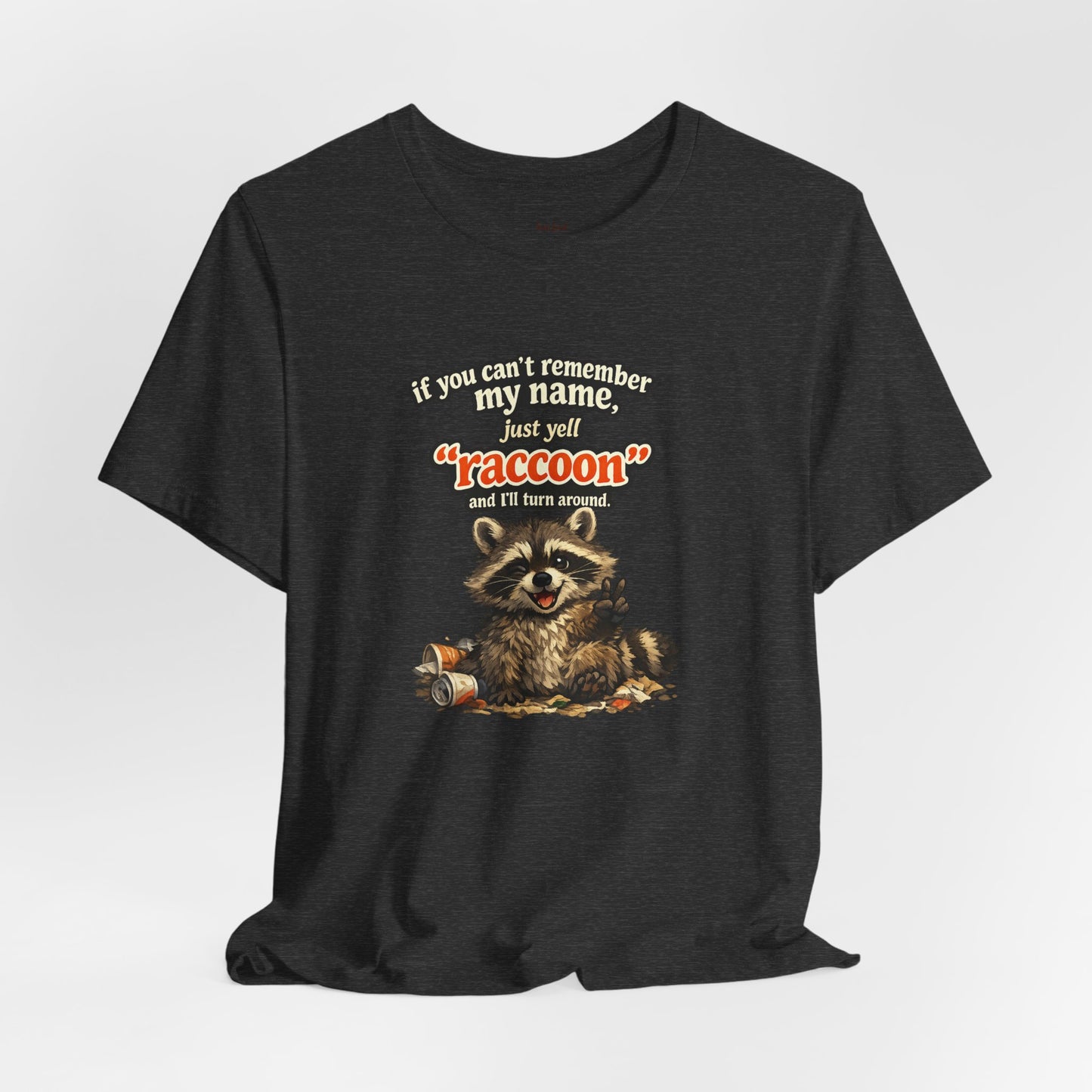 Yell Raccoon T-shirt