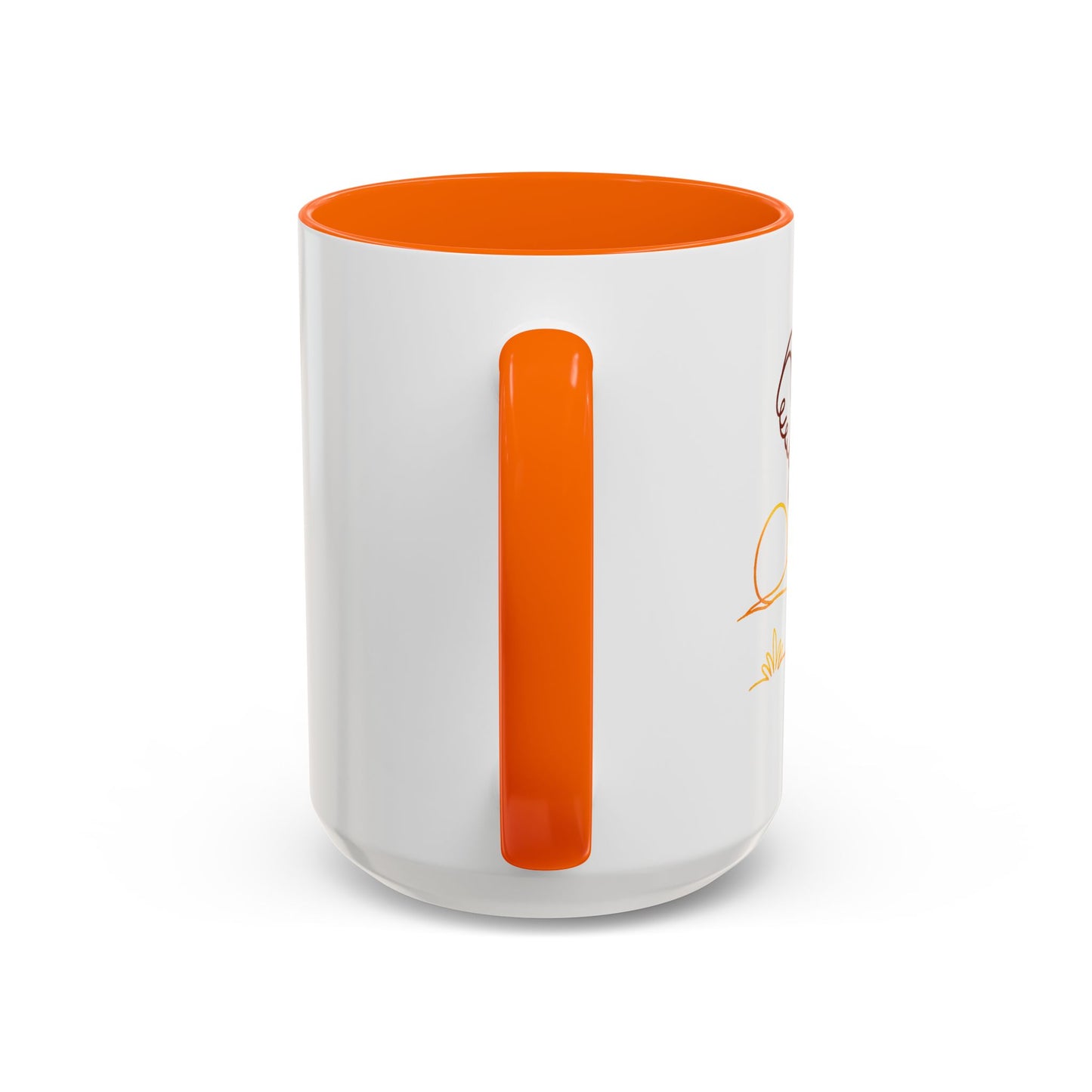 Safari Sunrise Coffee Mug — Minimal Line Elephant Design (11/15oz)