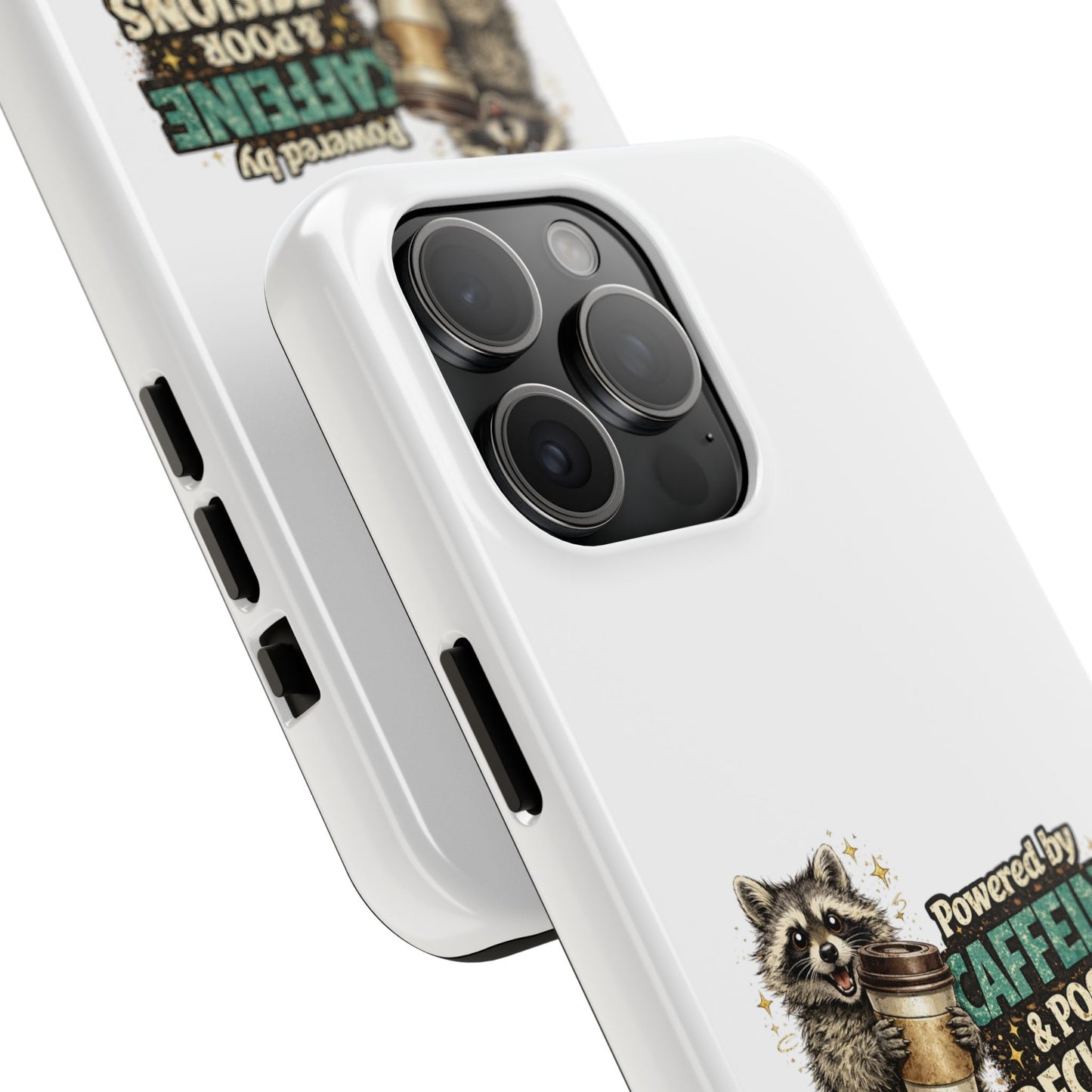 Poor Decisions Raccoon Phone Case — Tough & Cute Protective Phone Cover