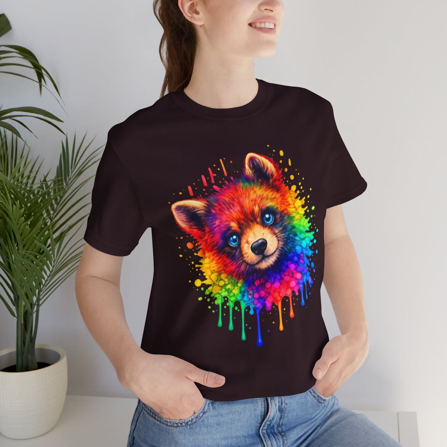 Watercolor Wildlife Bear Cub T-Shirt