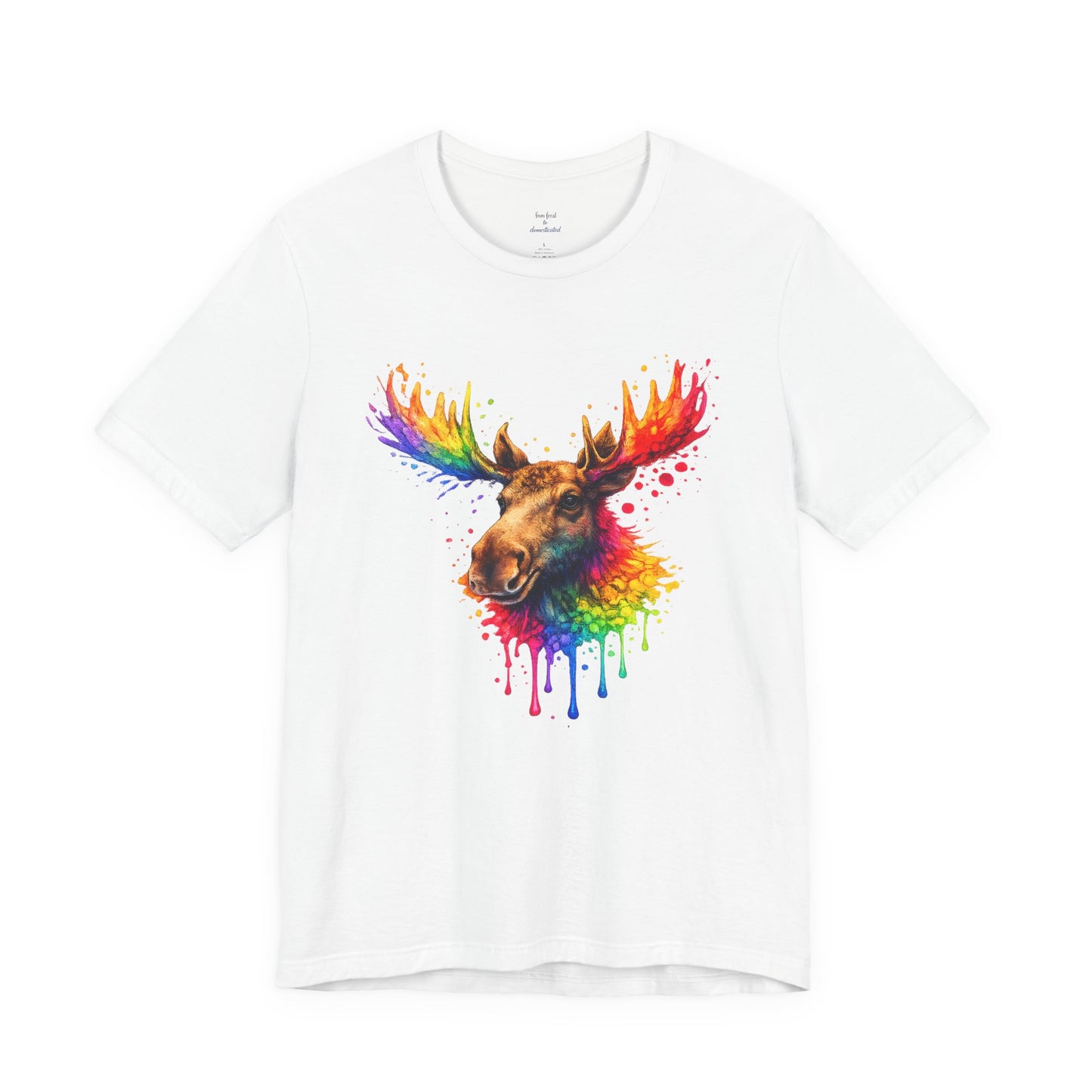 Watercolor Wildlife Moose T-Shirt