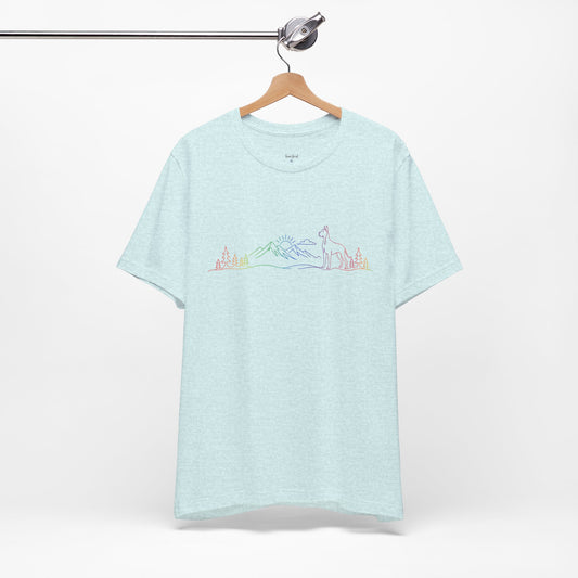 Cropped Great Dane Wild Lines T-Shirt
