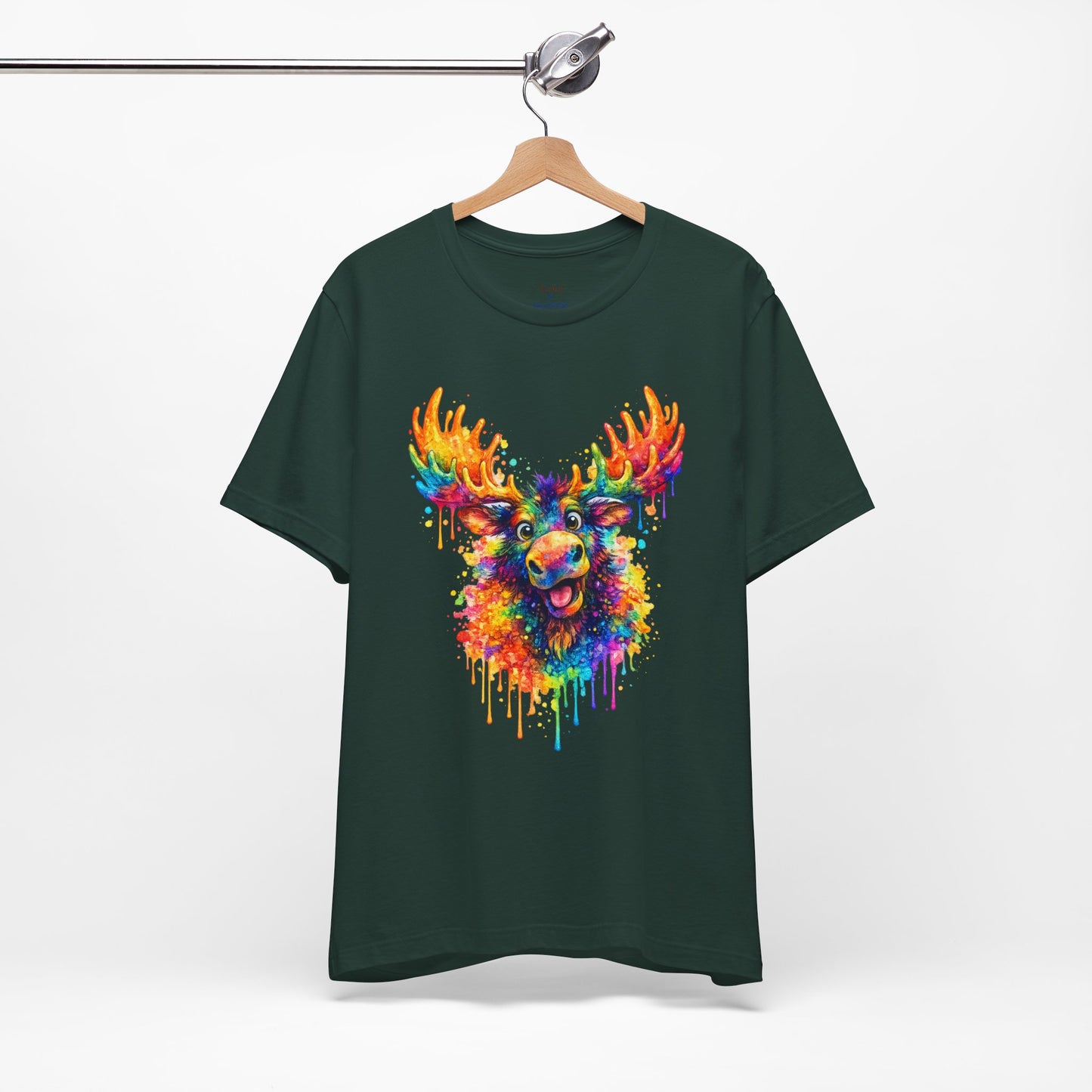 Watercolor Wildlife Moose T-Shirt