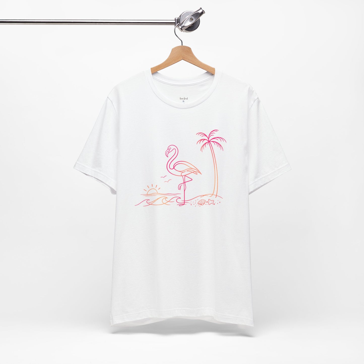 Flamingo Wild Lines T-Shirt