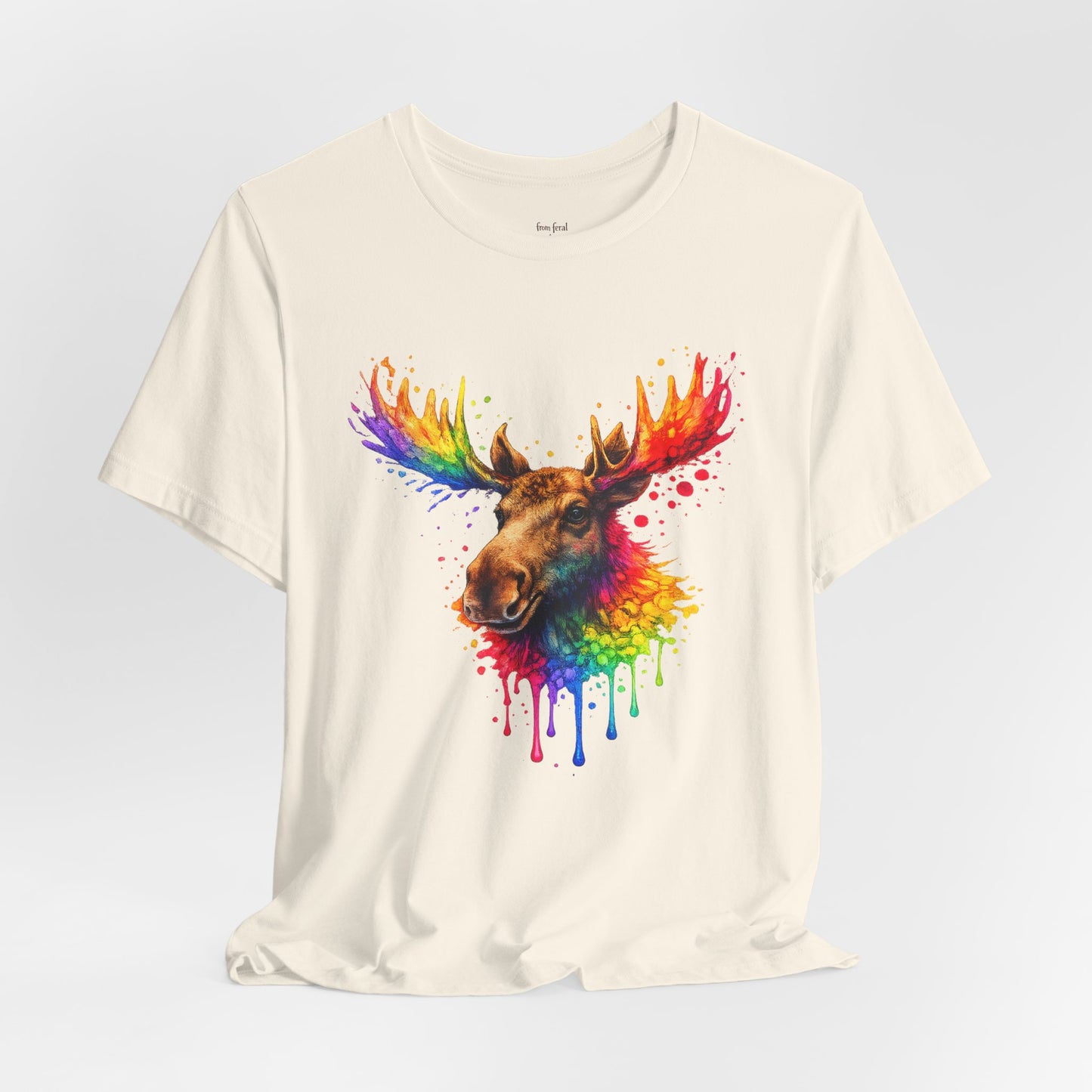 Watercolor Wildlife Moose T-Shirt