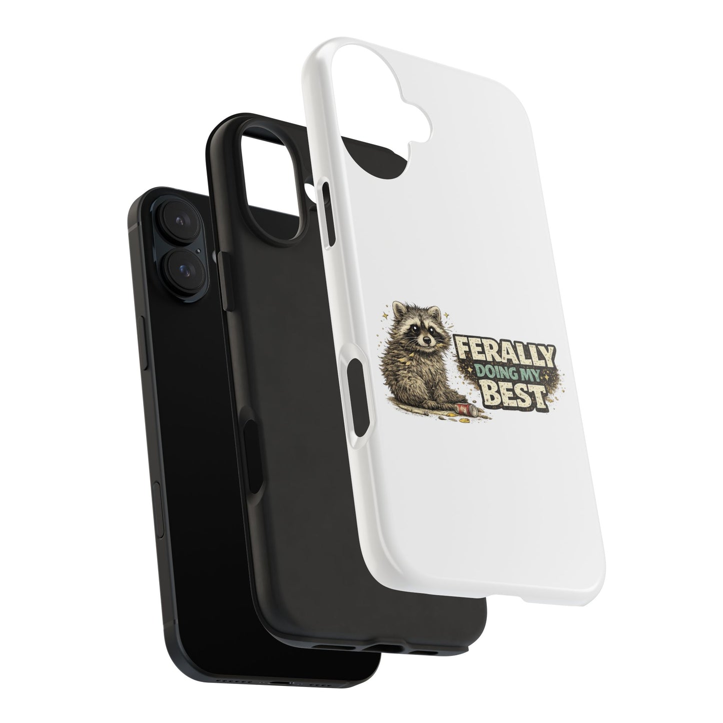 Ferally Raccoon Phone Case — Tough & Cute Protective Phone Cover