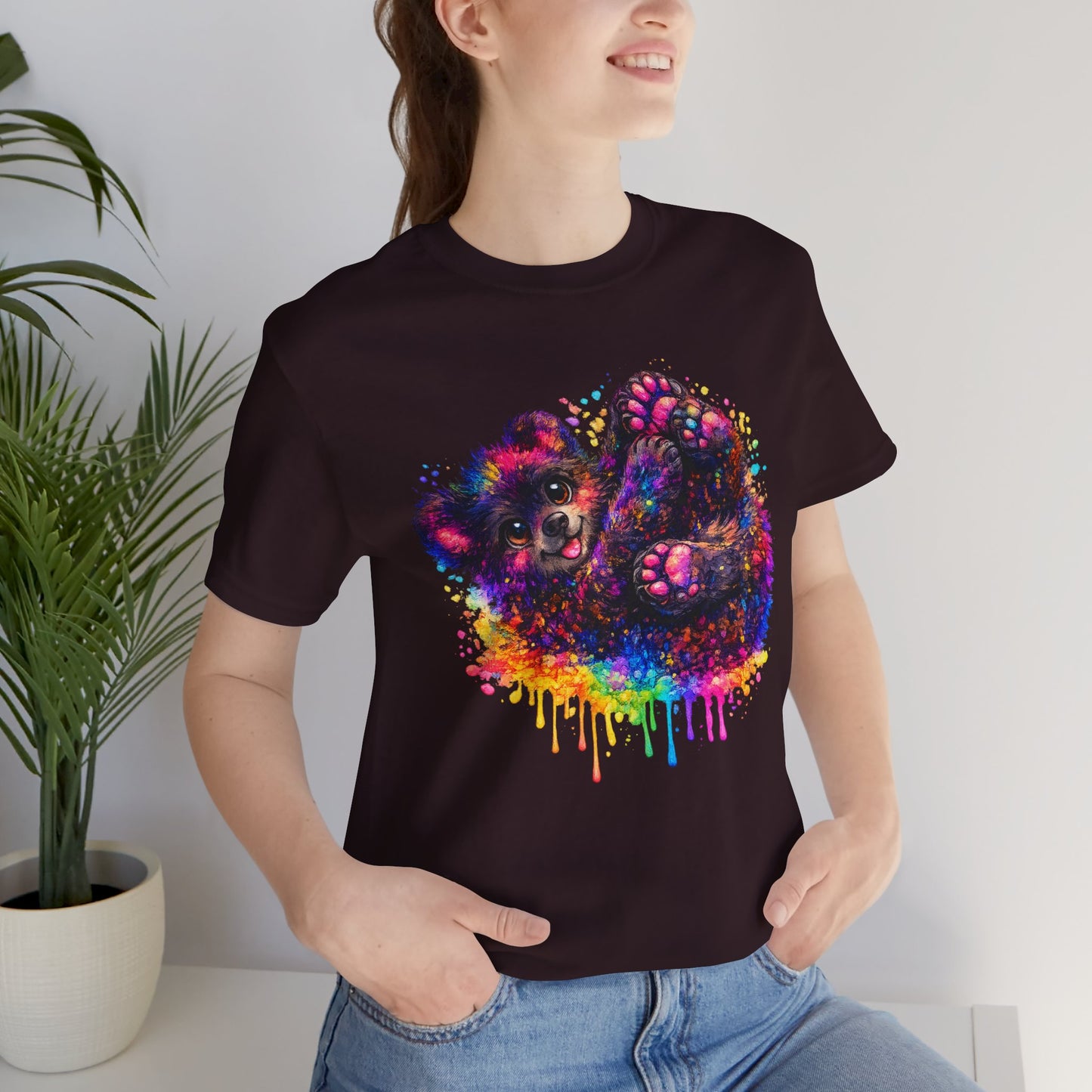 Watercolor Wildlife Bear Cub T-Shirt