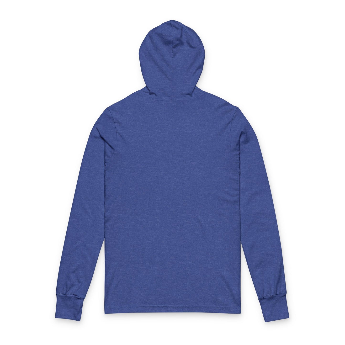 Rainbow Line Art Cat Hooded Long Sleeve Tee