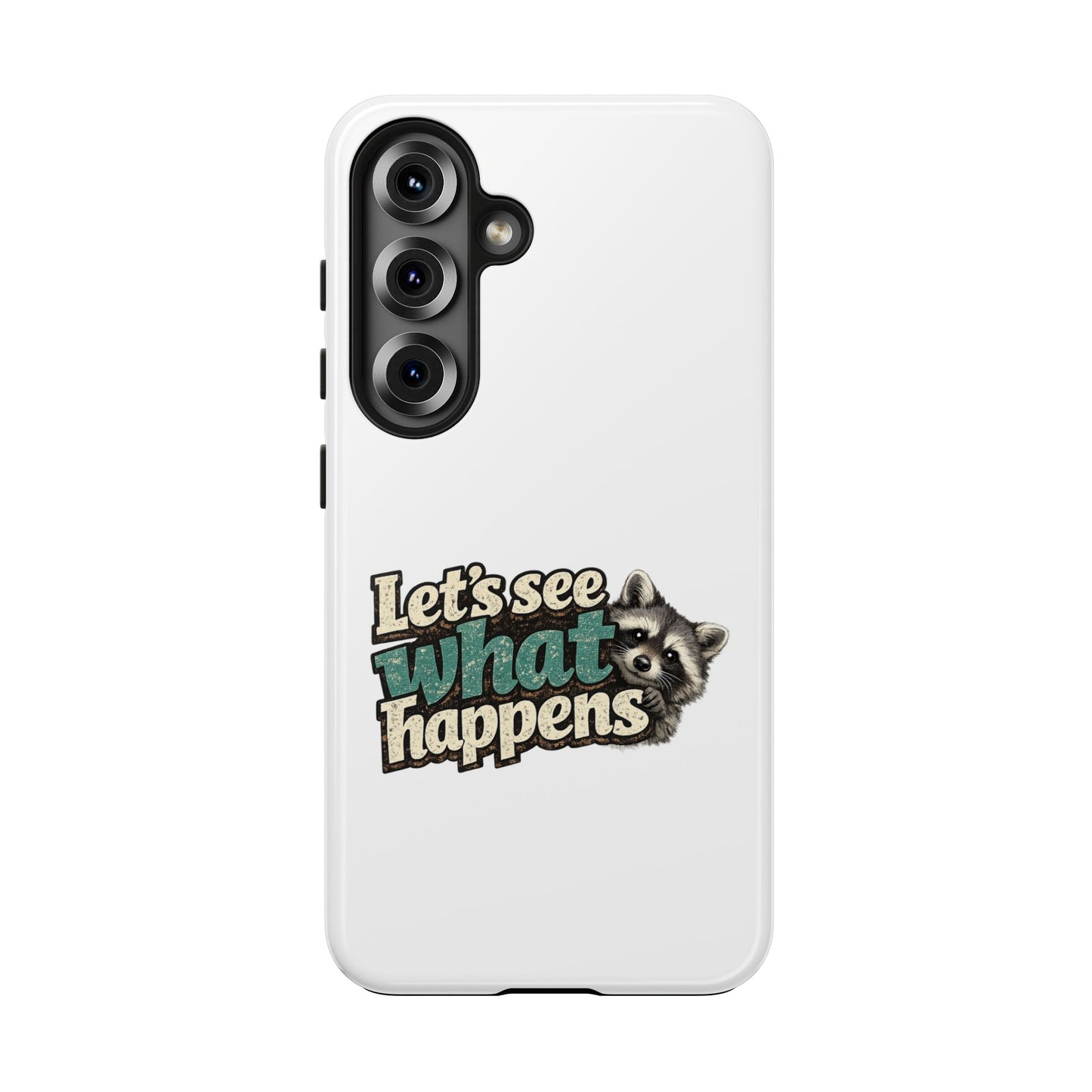 Peek & See Raccoon Phone Case — Tough & Cute Protective Phone Cover