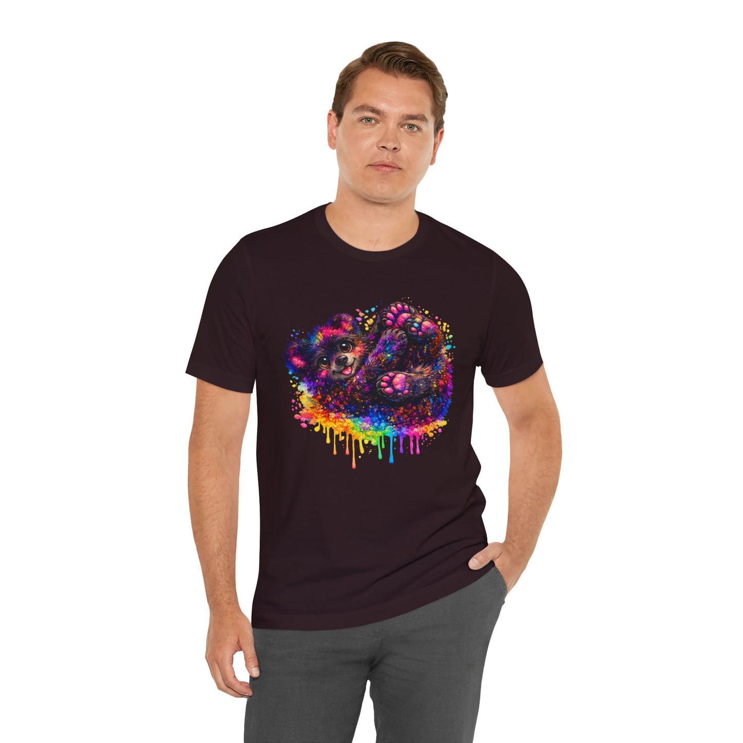 Watercolor Wildlife Bear Cub T-Shirt
