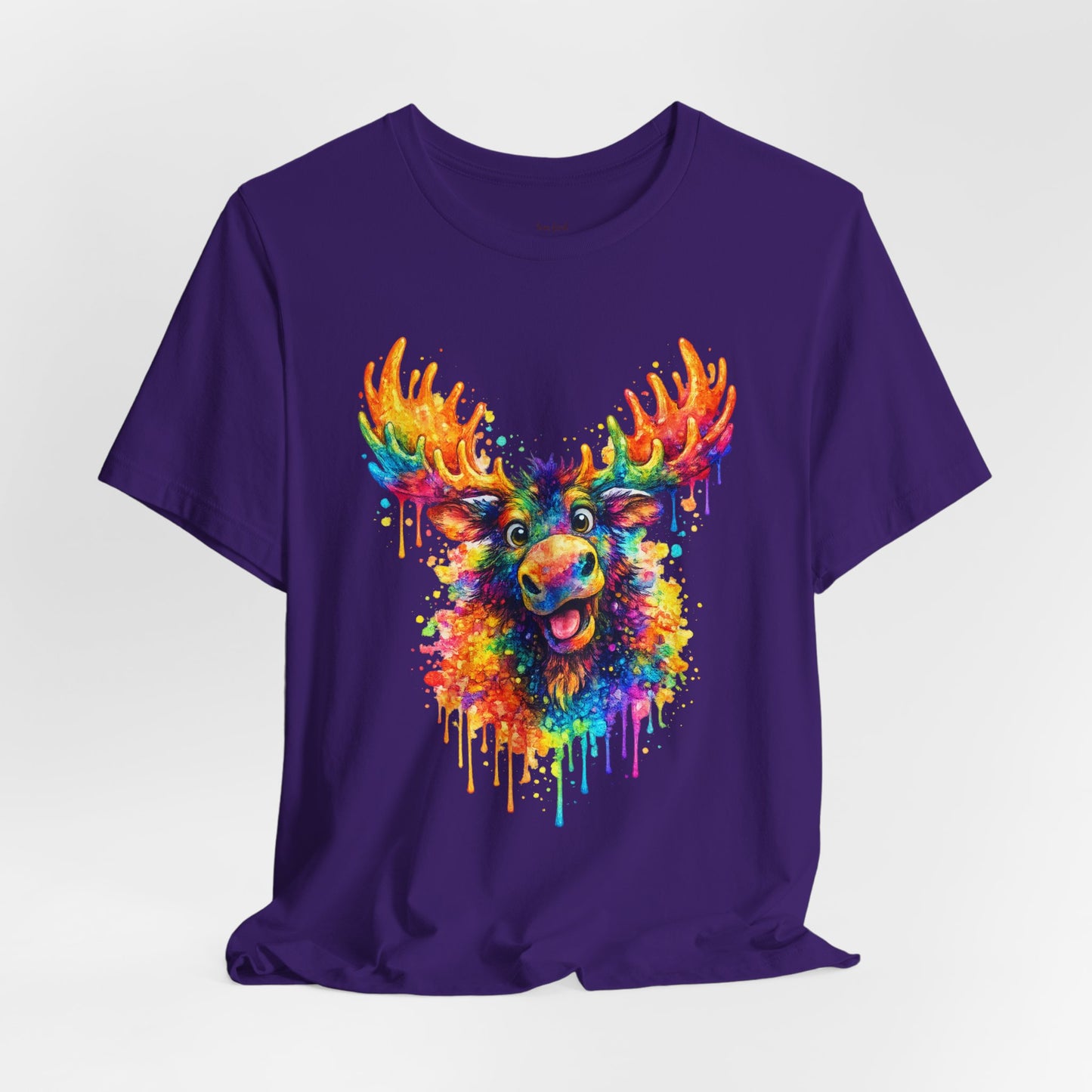 Watercolor Wildlife Moose T-Shirt