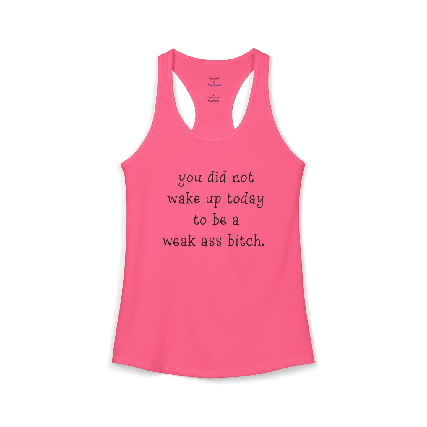 Weakass Racerback Tank
