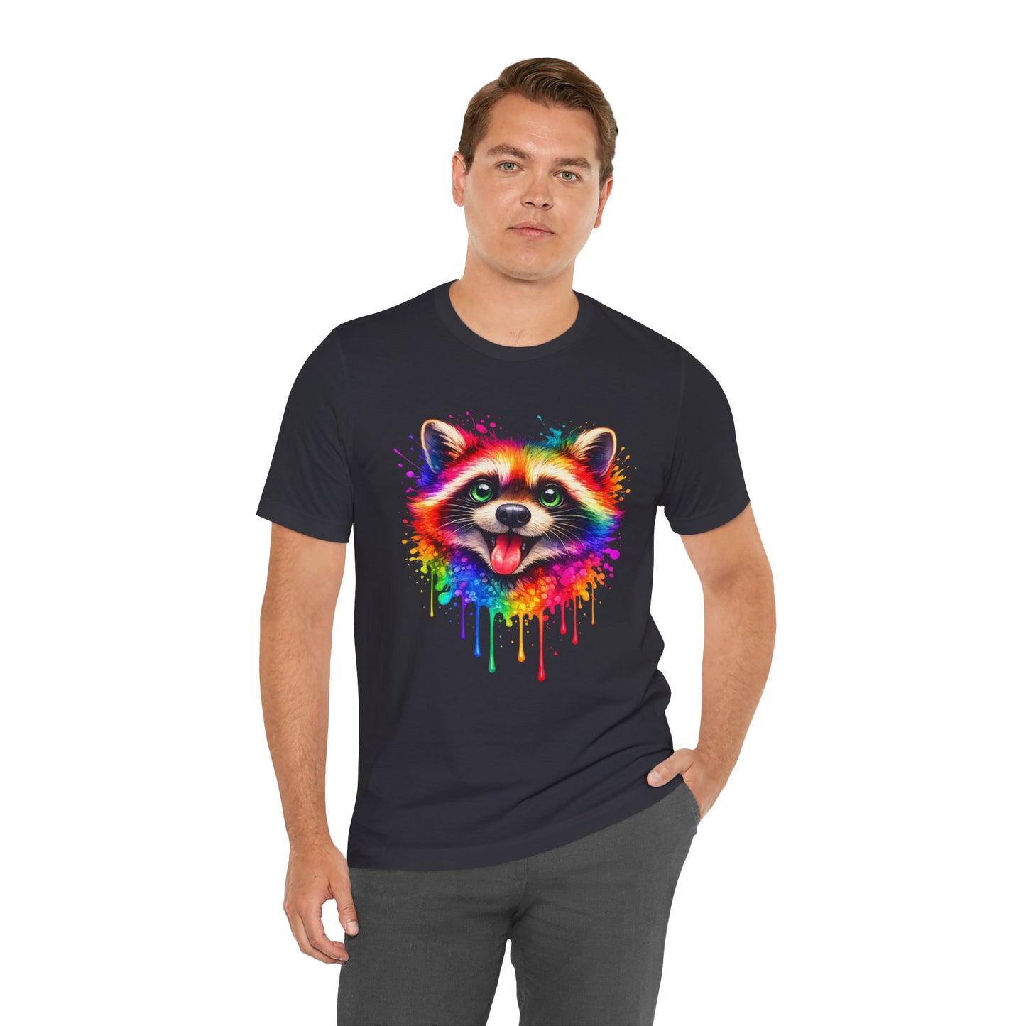 Watercolor Wildlife Raccoon T-Shirt