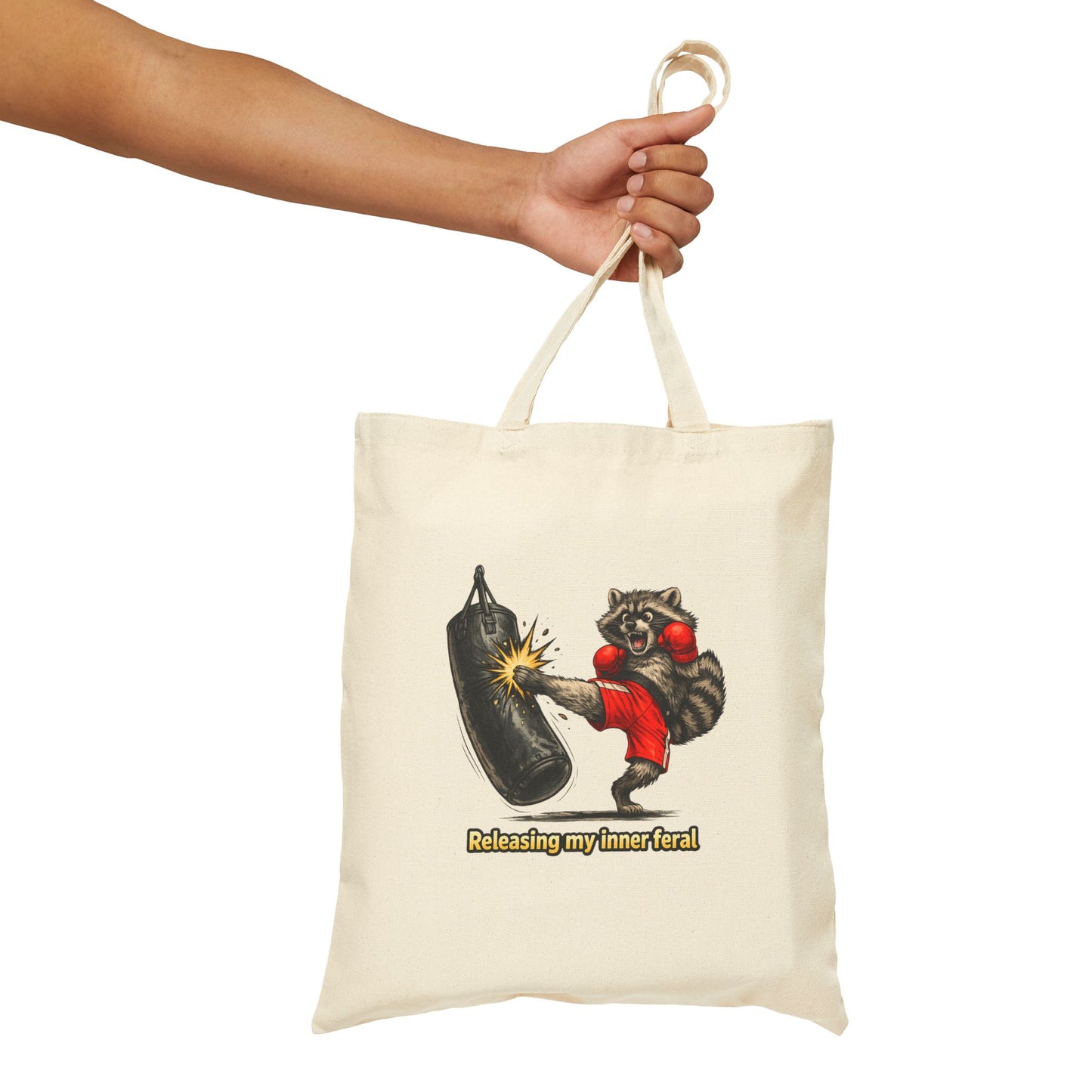 Inner Feral Canvas Tote Bag