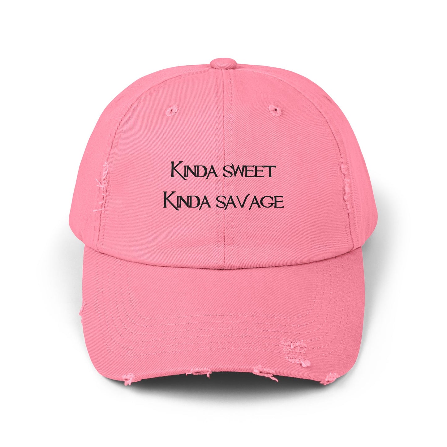 "Kinda Sweet" Distressed Cap —  Funny Truth Hat