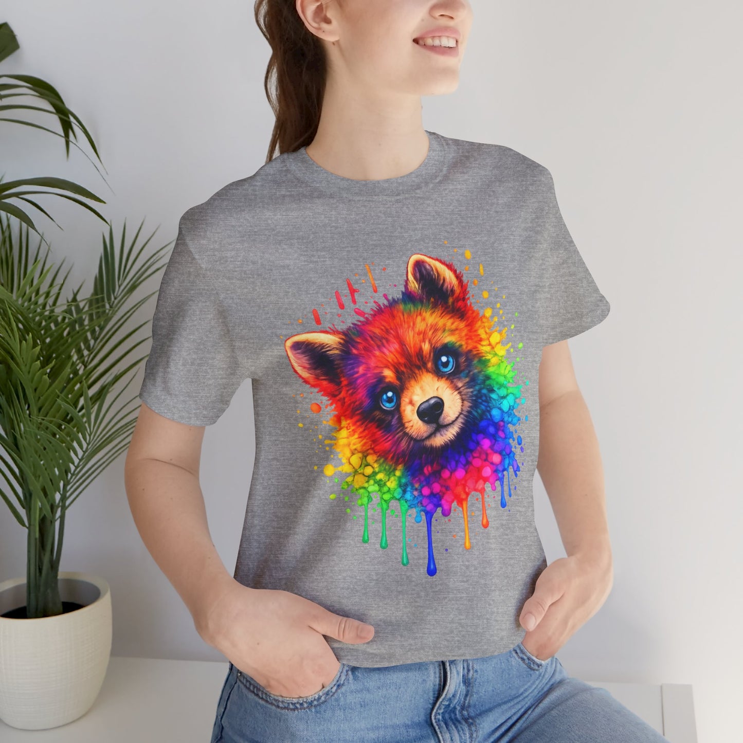 Watercolor Wildlife Bear Cub T-Shirt