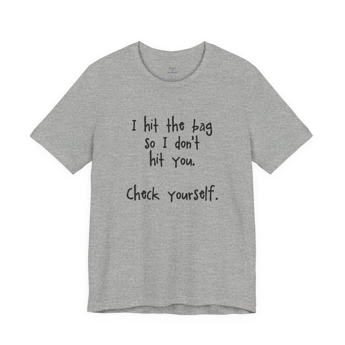 "Check Yourself" Kickboxing Tee