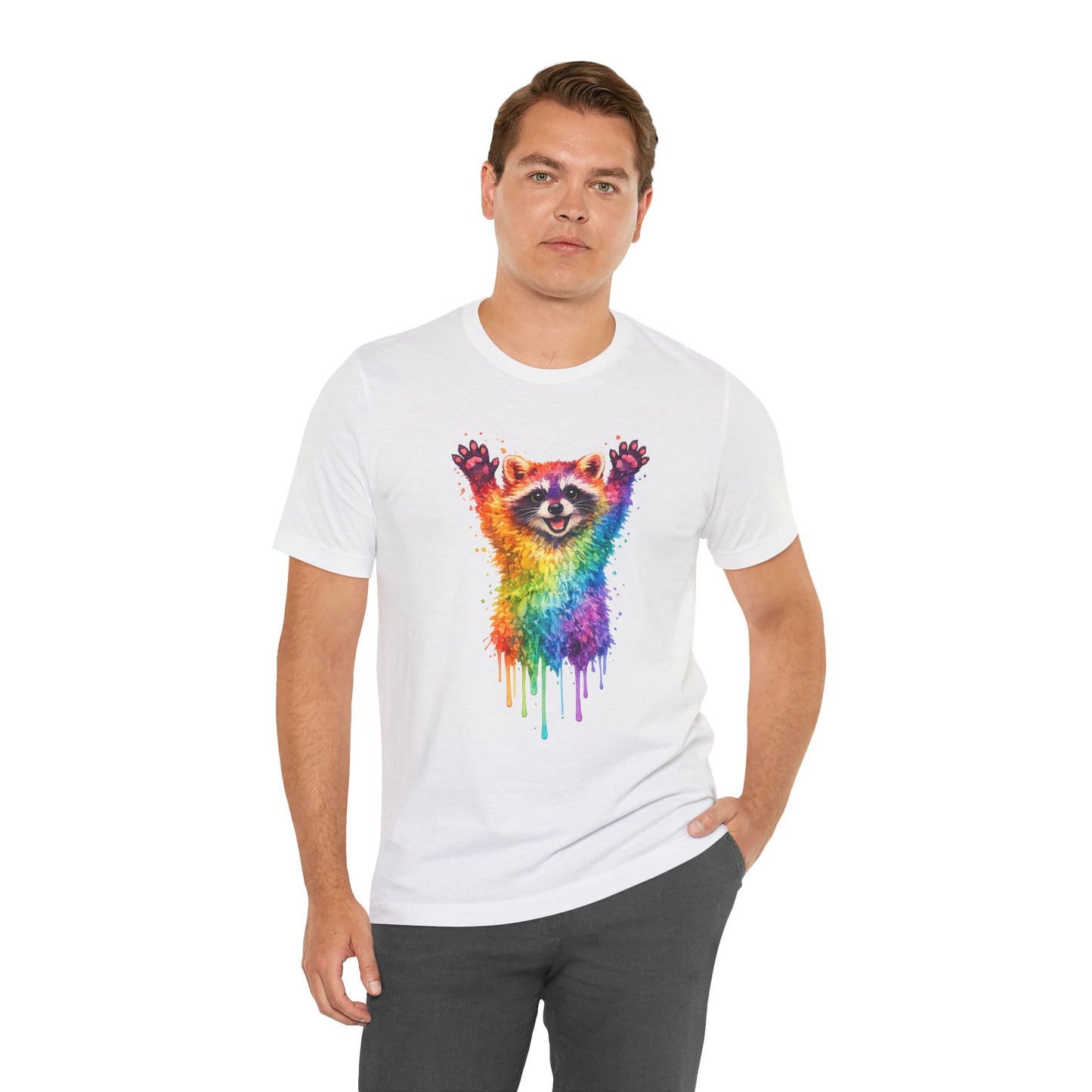 Watercolor Wildlife Raccoon T-Shirt