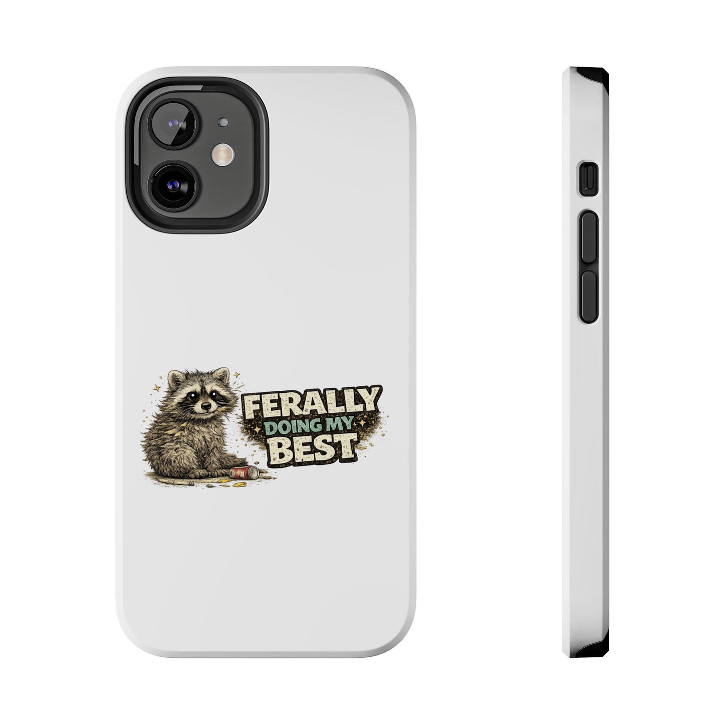 Ferally Raccoon Phone Case — Tough & Cute Protective Phone Cover