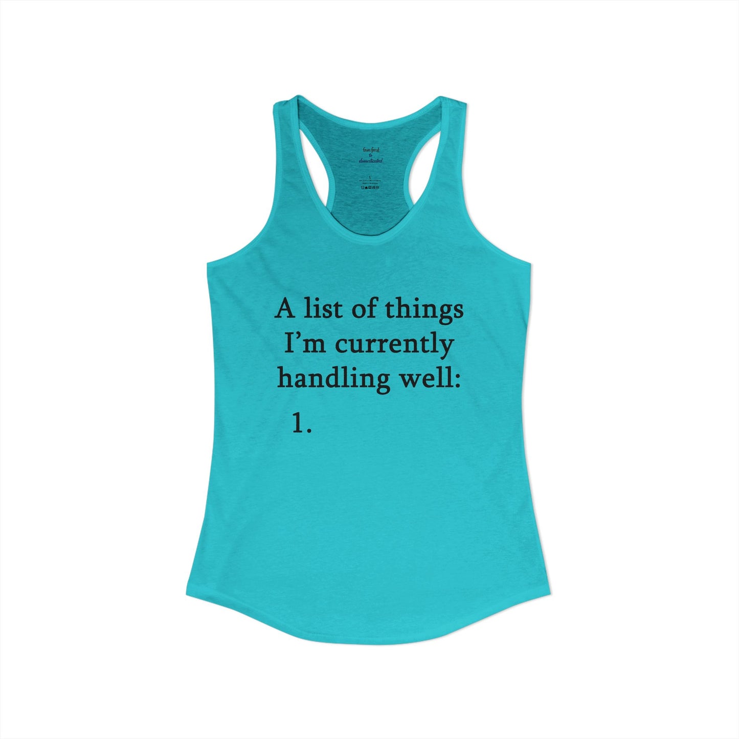 A List Racerback Tank
