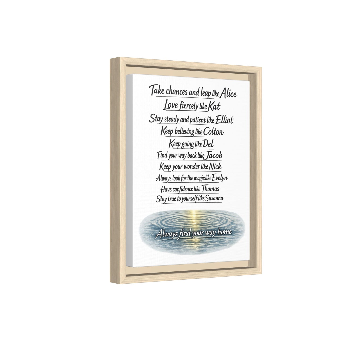 Find Your Way | Matte Canvas, Framed