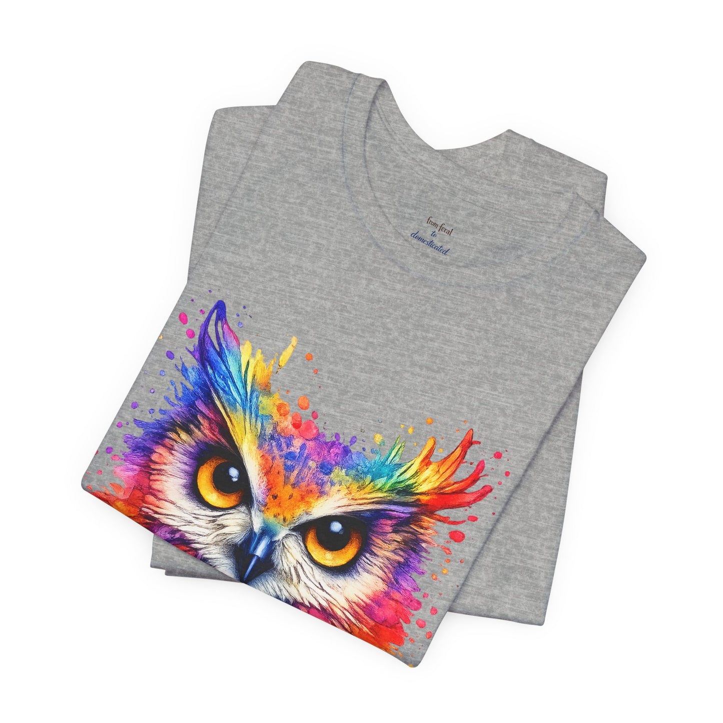 Watercolor Wildlife Owl T-Shirt