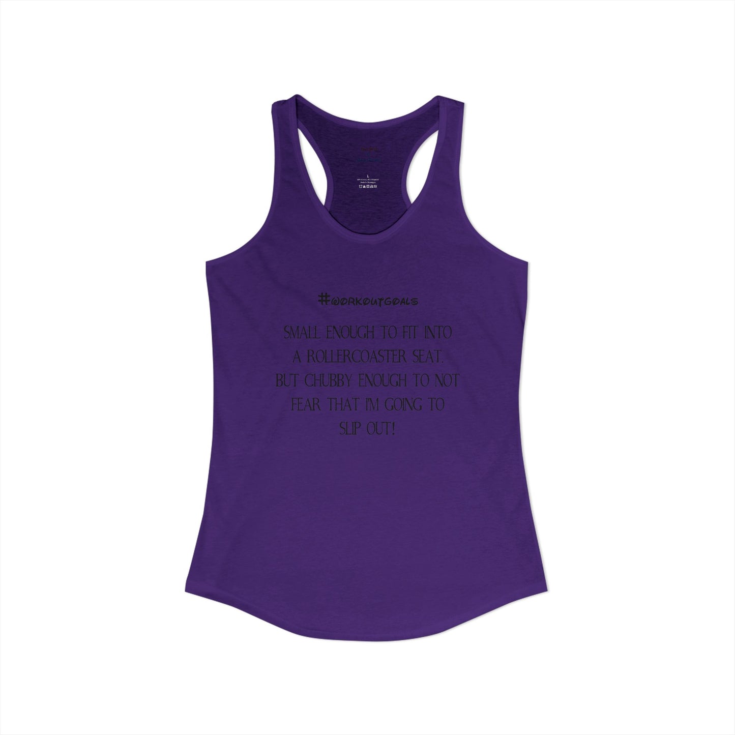Workout Goals Racerback Tank