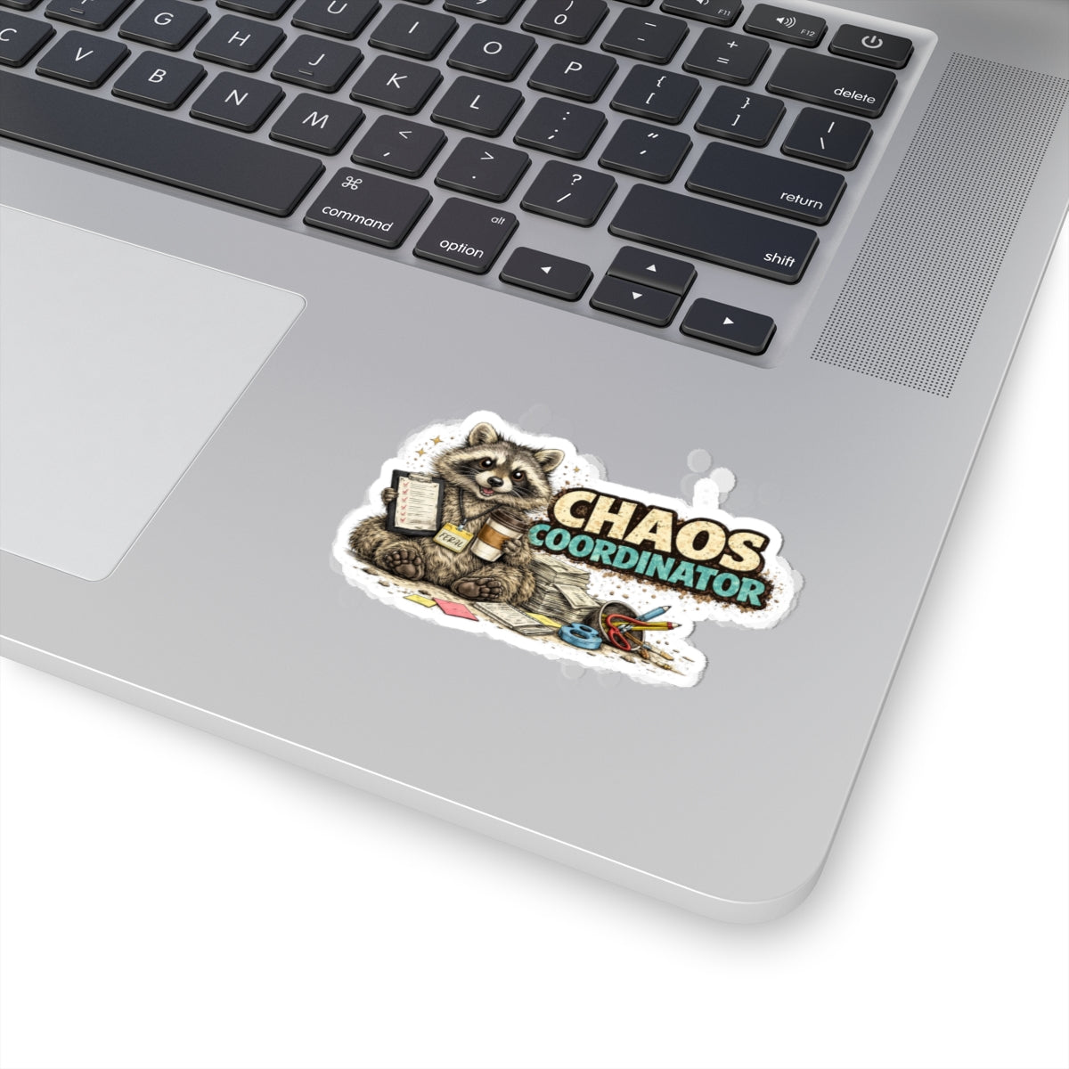 Chaos Coordinator Raccoon Stickers
