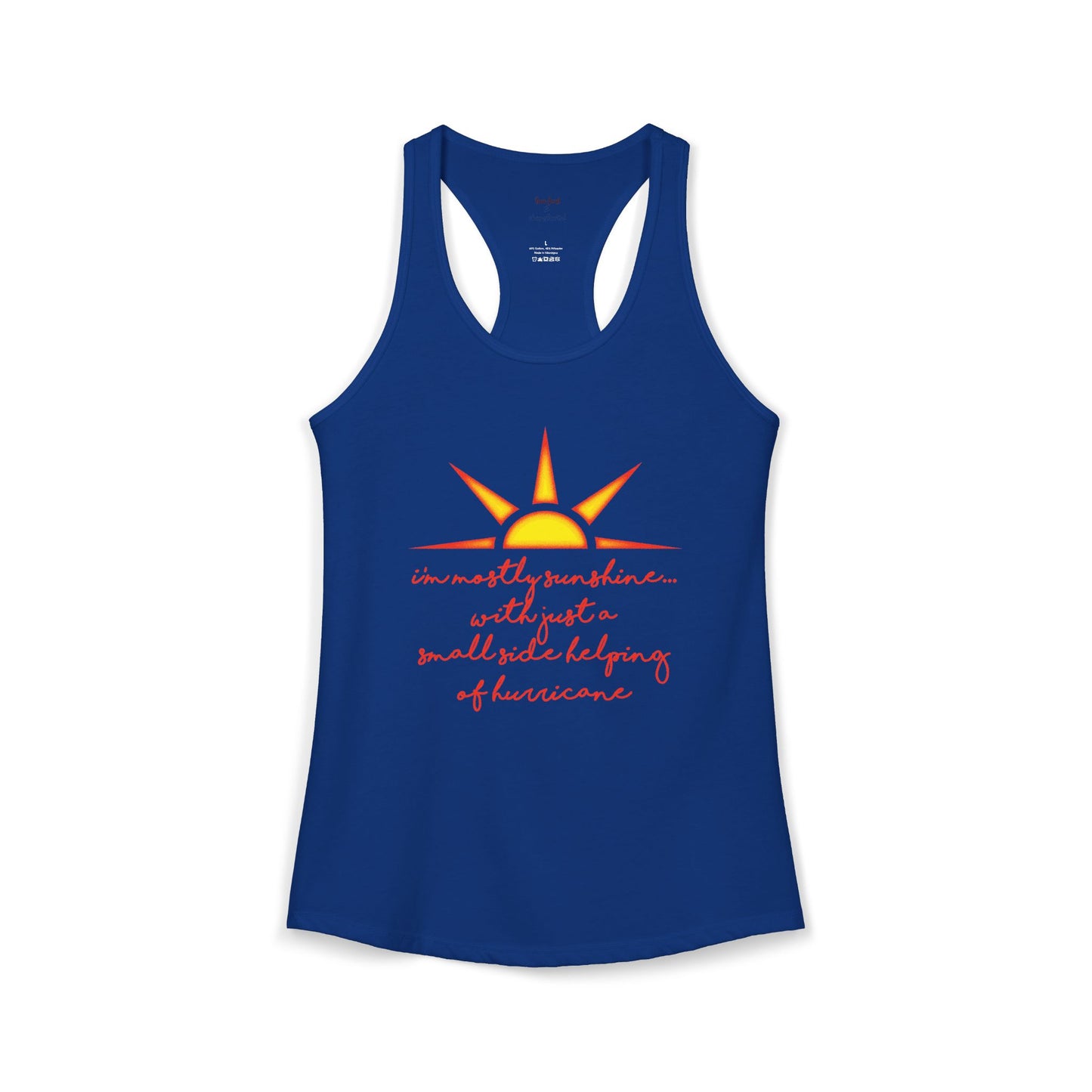 Sunshine and Hurricane Racerback Tank