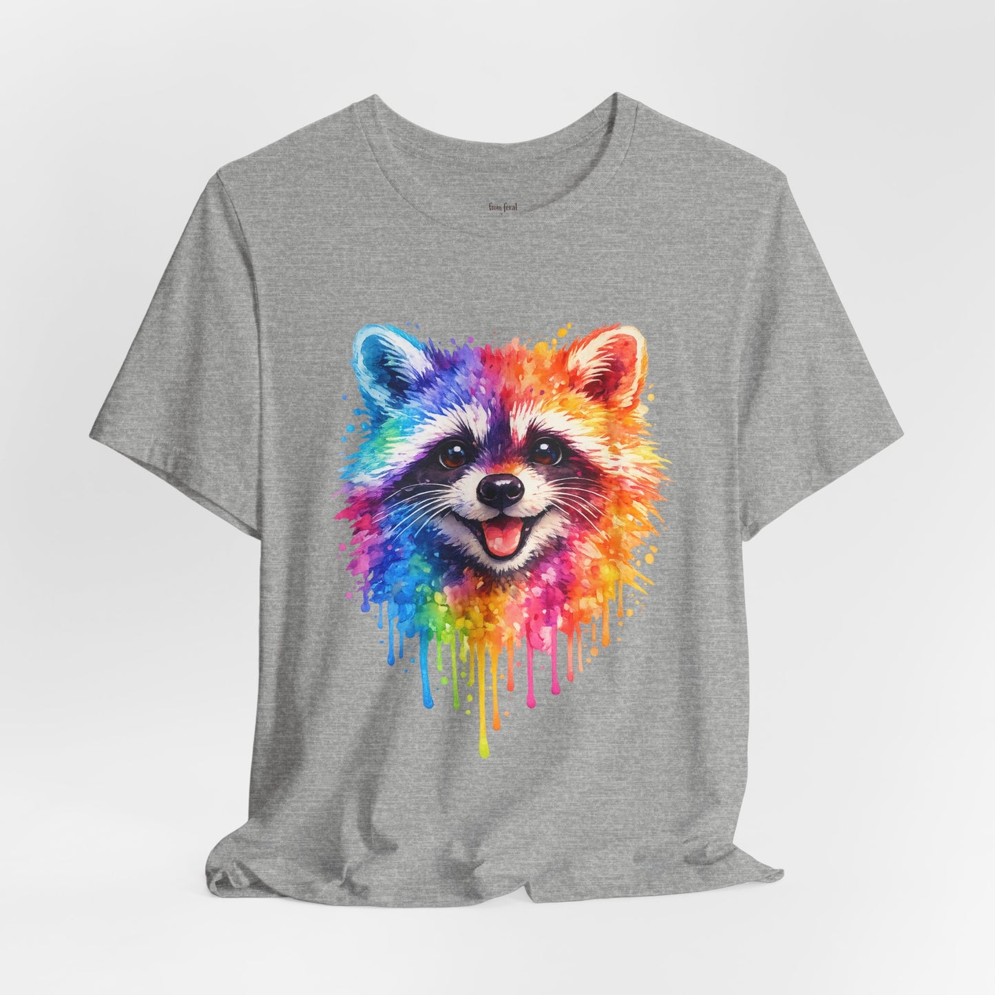 Watercolor Wildlife Raccoon T-Shirt